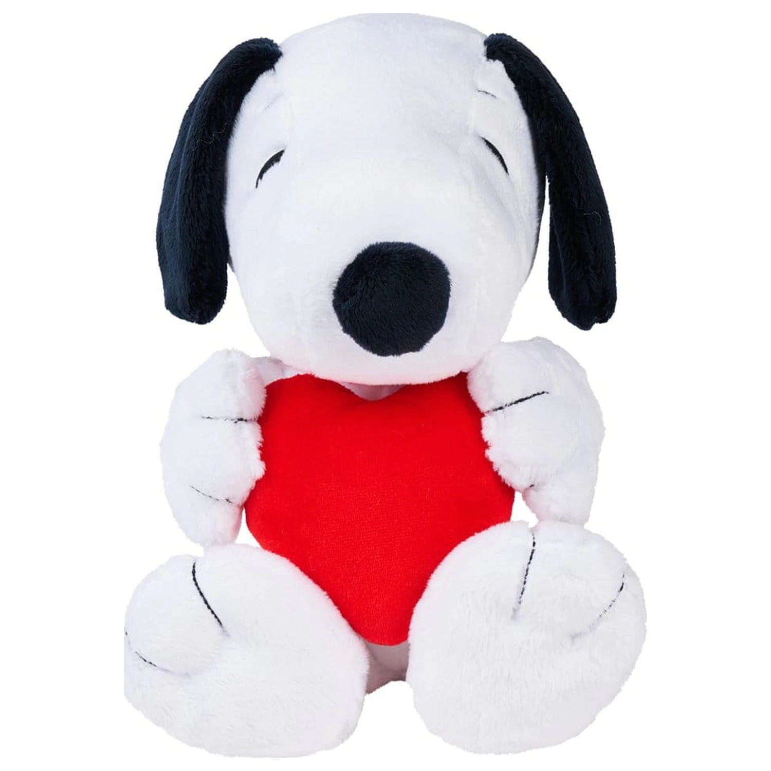 Peanuts Plush figura Snoopy sjedi sa srcem 25 cm fotografija proizvoda