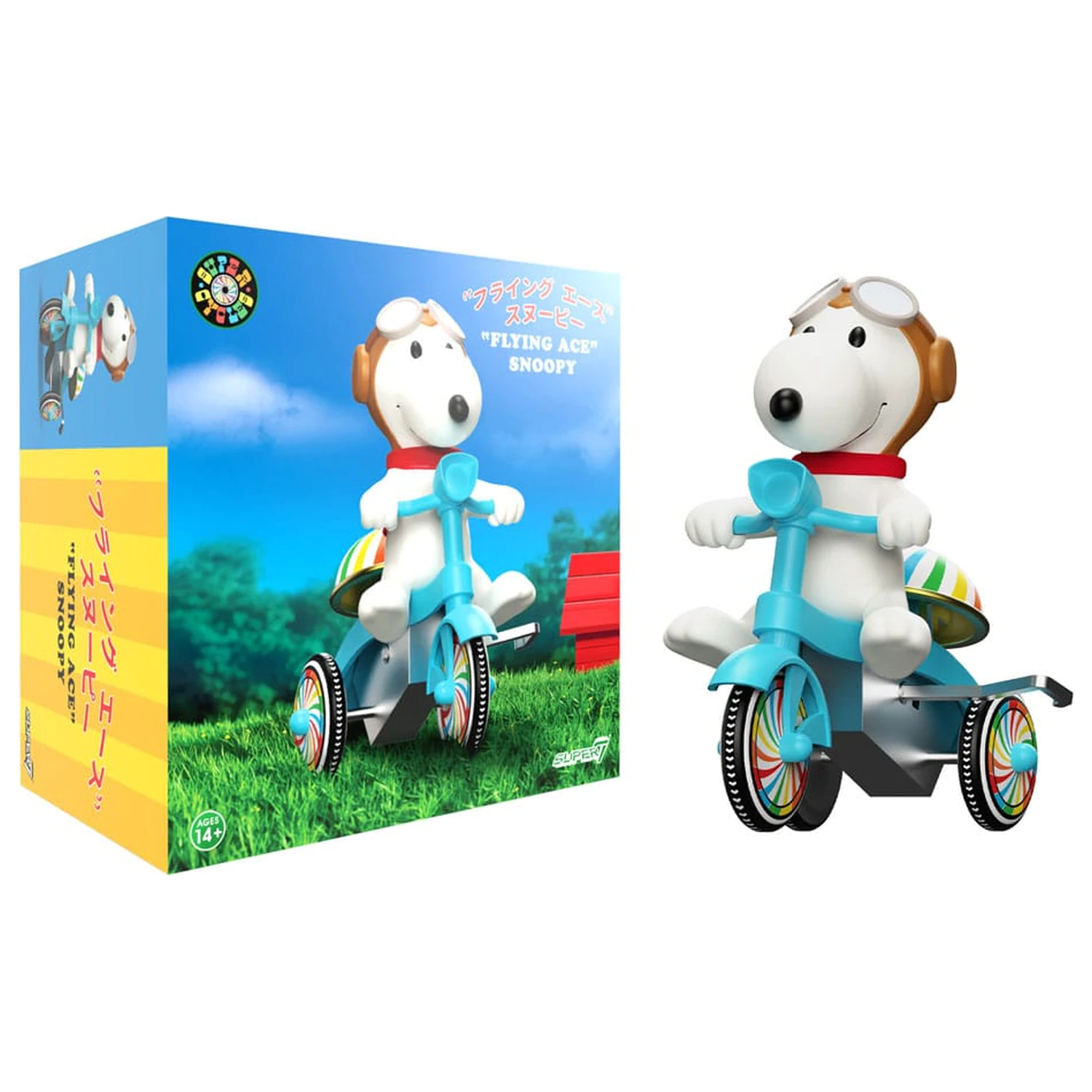 Peanuts Super Cycles akcijska figura Snoopy Flying Ace 13 cm fotografija proizvoda