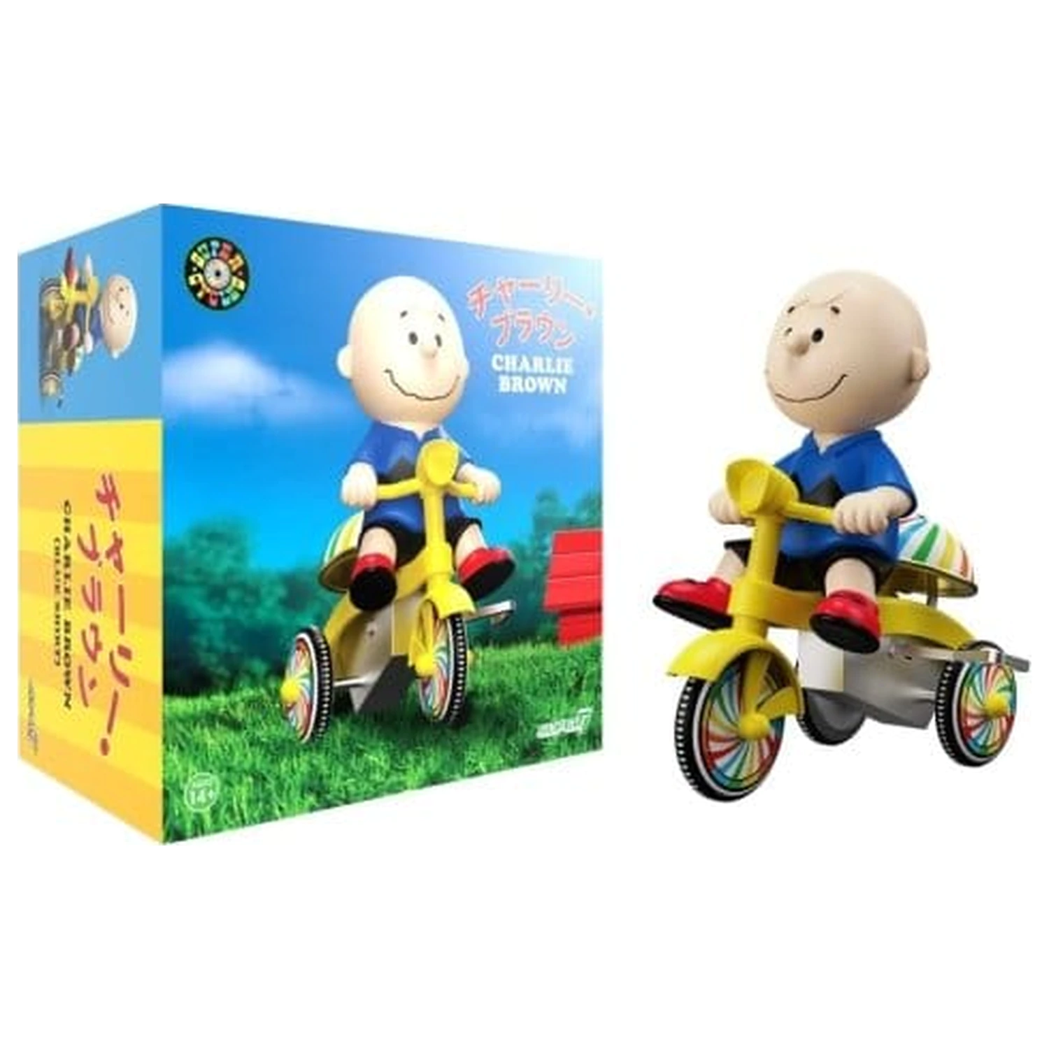 Peanuts Super Cycles vozilo Charlie Brown (plavo s žutim triciklom) fotografija proizvoda