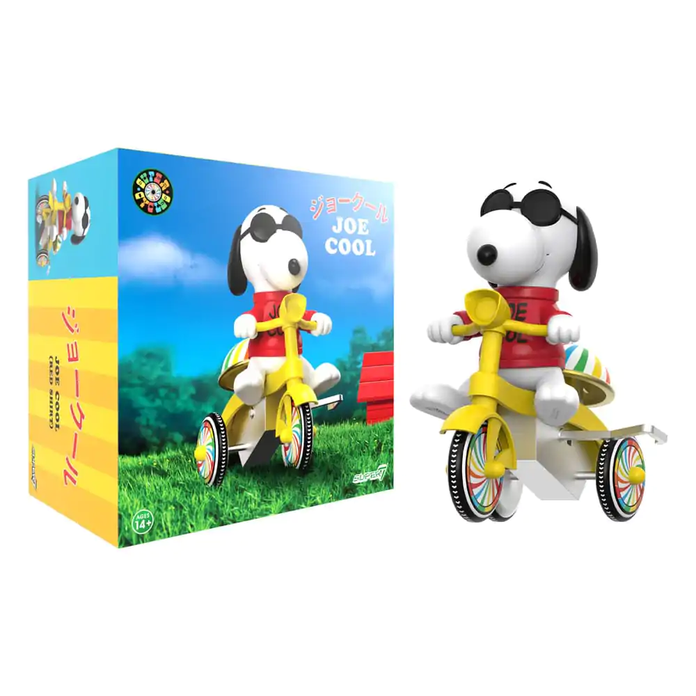 Peanuts Super Cycles akcijska figura Joe Cool (crvena sa žutim trikeom) 13 cm fotografija proizvoda