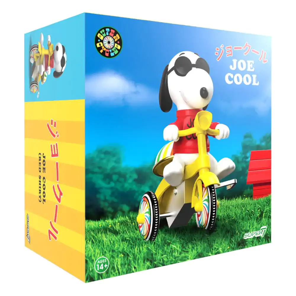 Peanuts Super Cycles akcijska figura Joe Cool (crvena sa žutim trikeom) 13 cm fotografija proizvoda