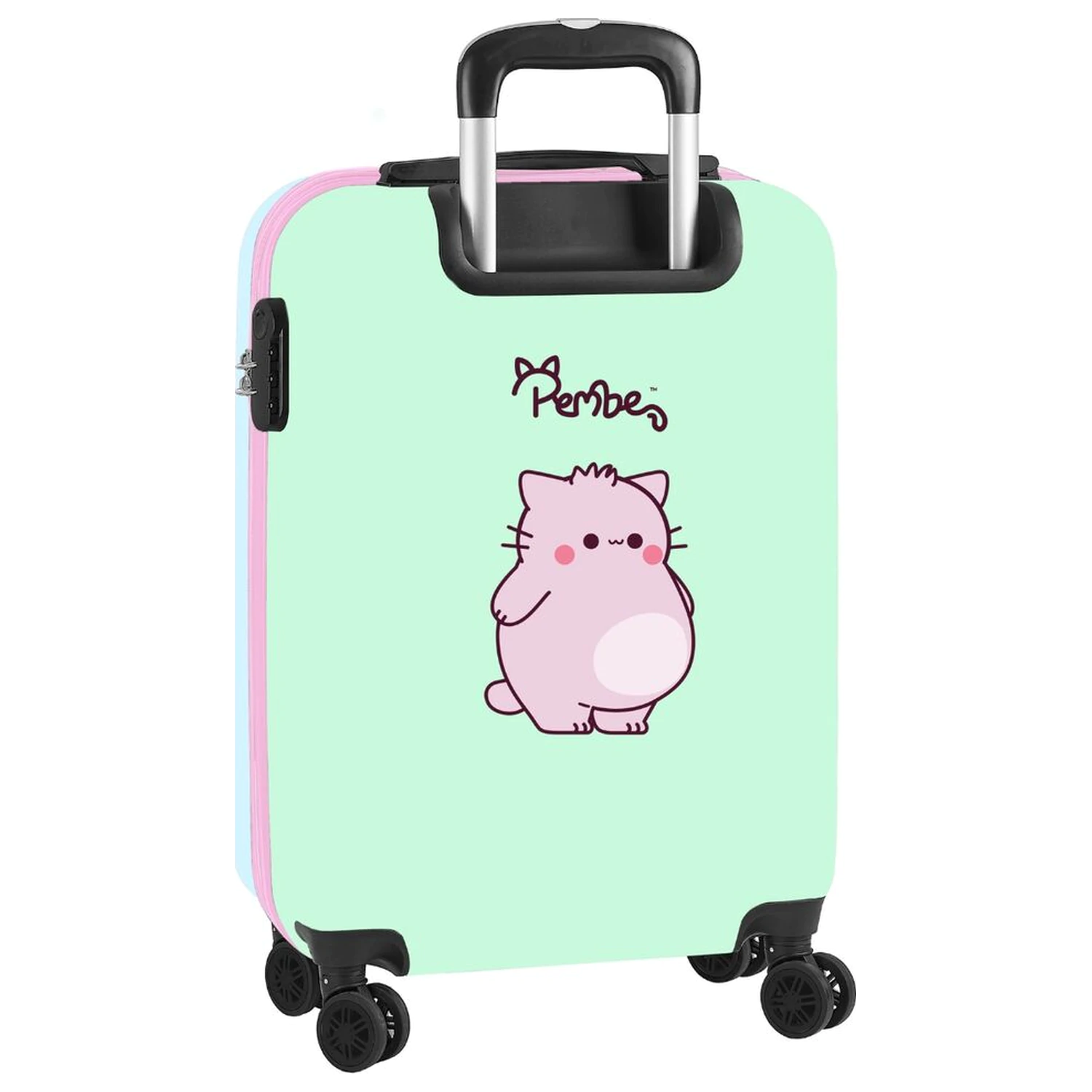 Pembe The Pink Cat ABS putni kovčeg na kotače 55 cm fotografija proizvoda