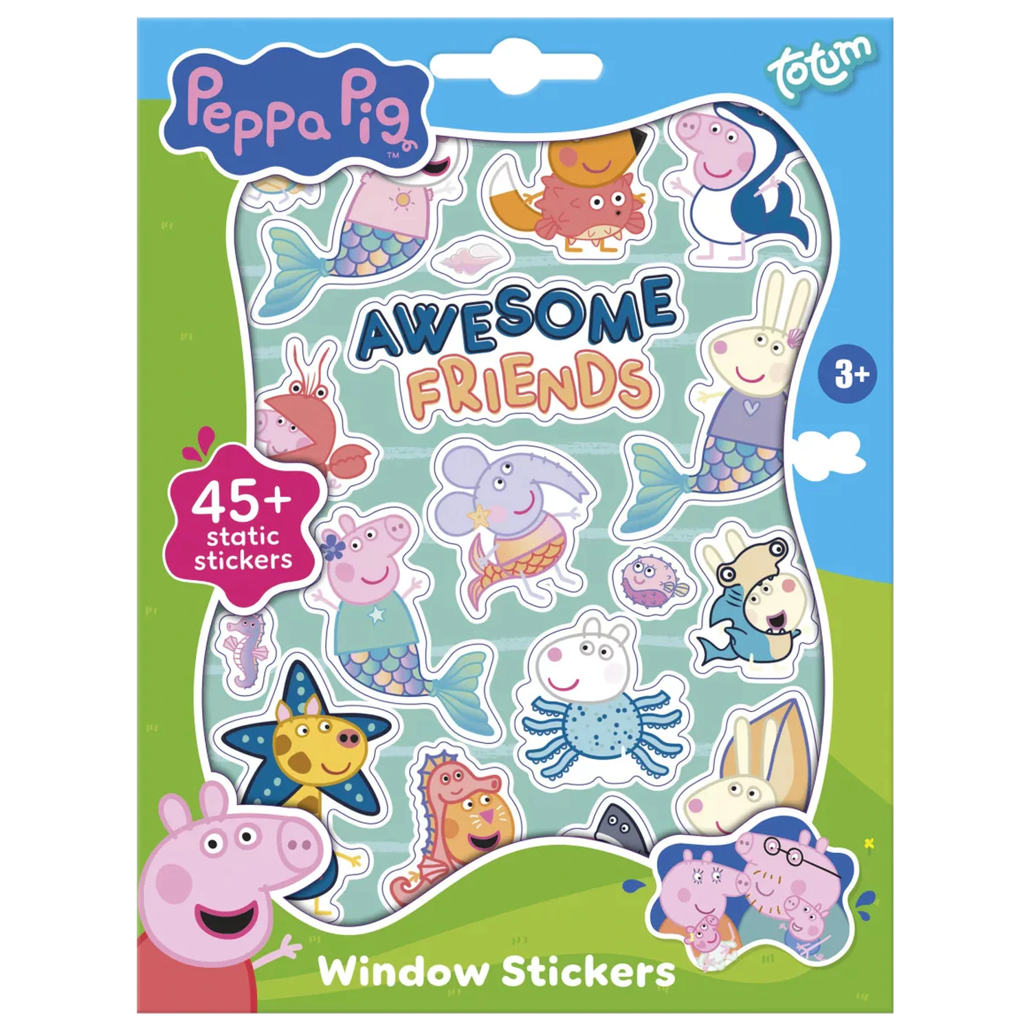 Peppa Pig Awesome Friends set naljepnica za prozore fotografija proizvoda