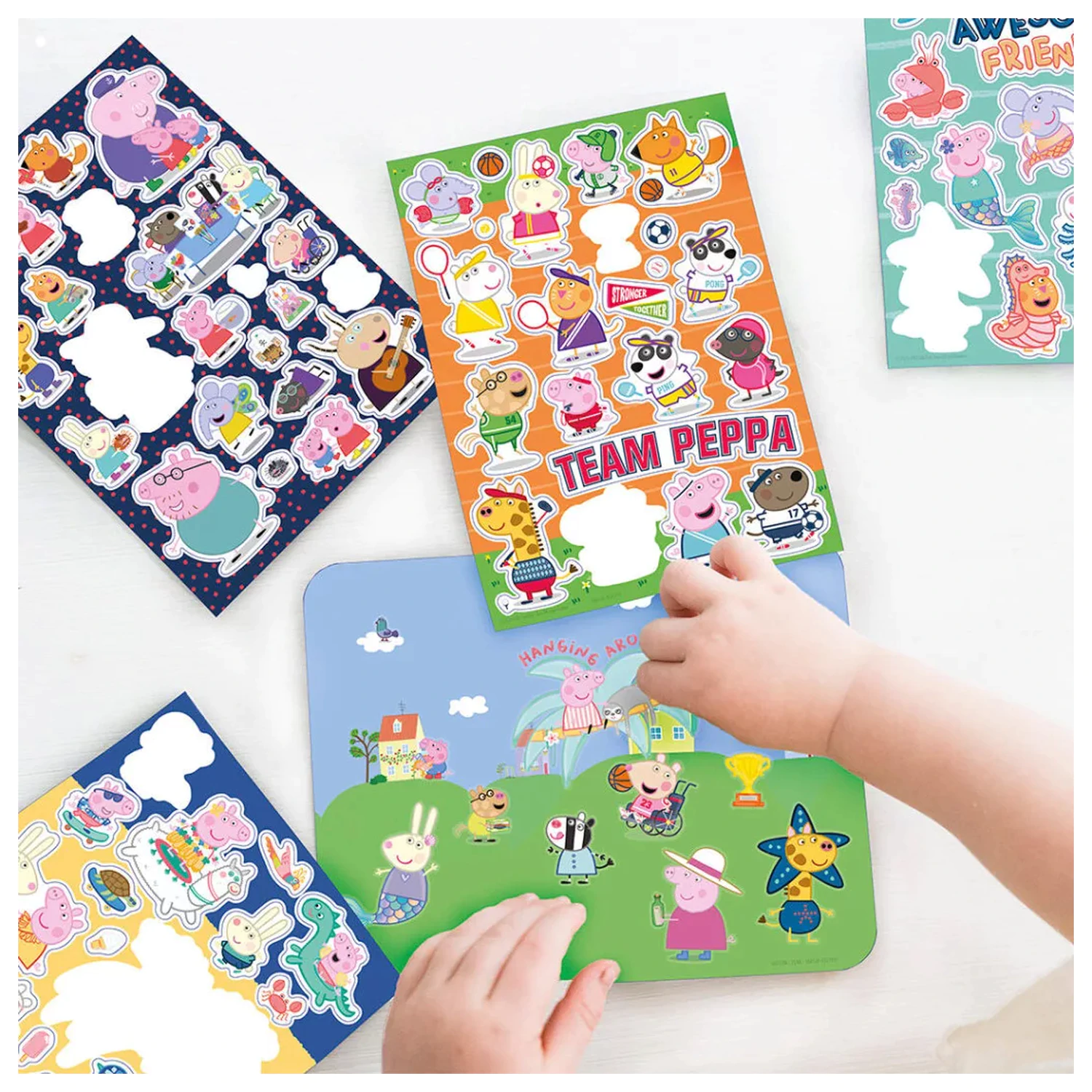 Peppa Pig Awesome Friends set naljepnica za prozore fotografija proizvoda