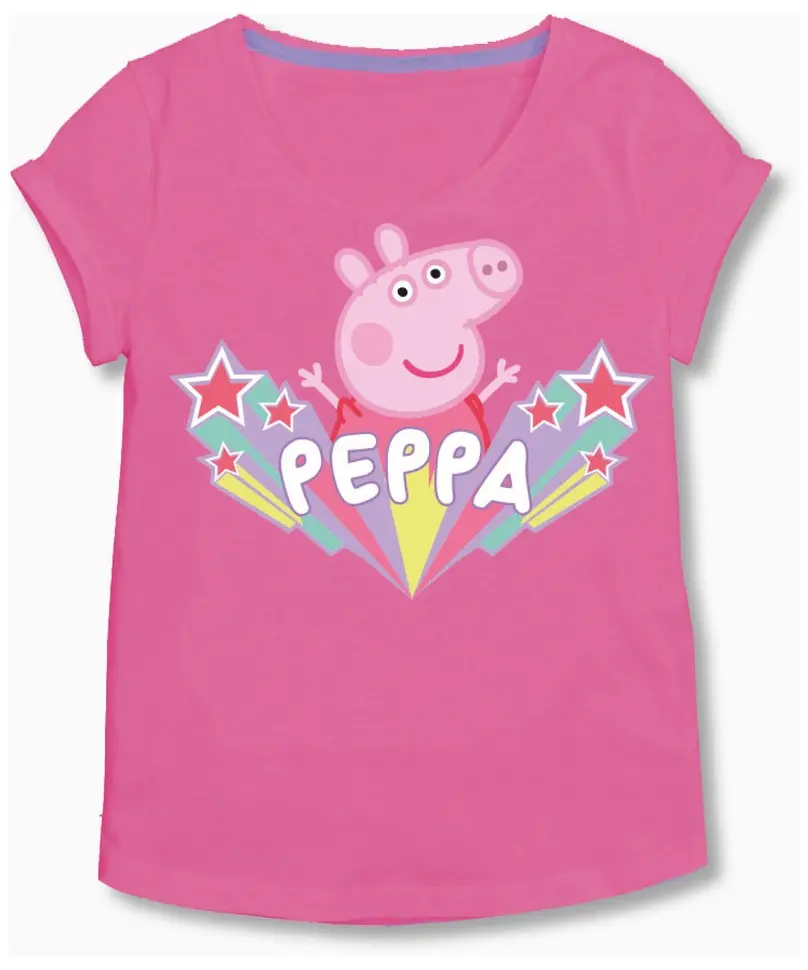 Peppa Pig dječja majica kratkih rukava, gornji dio 86/92 cm fotografija proizvoda
