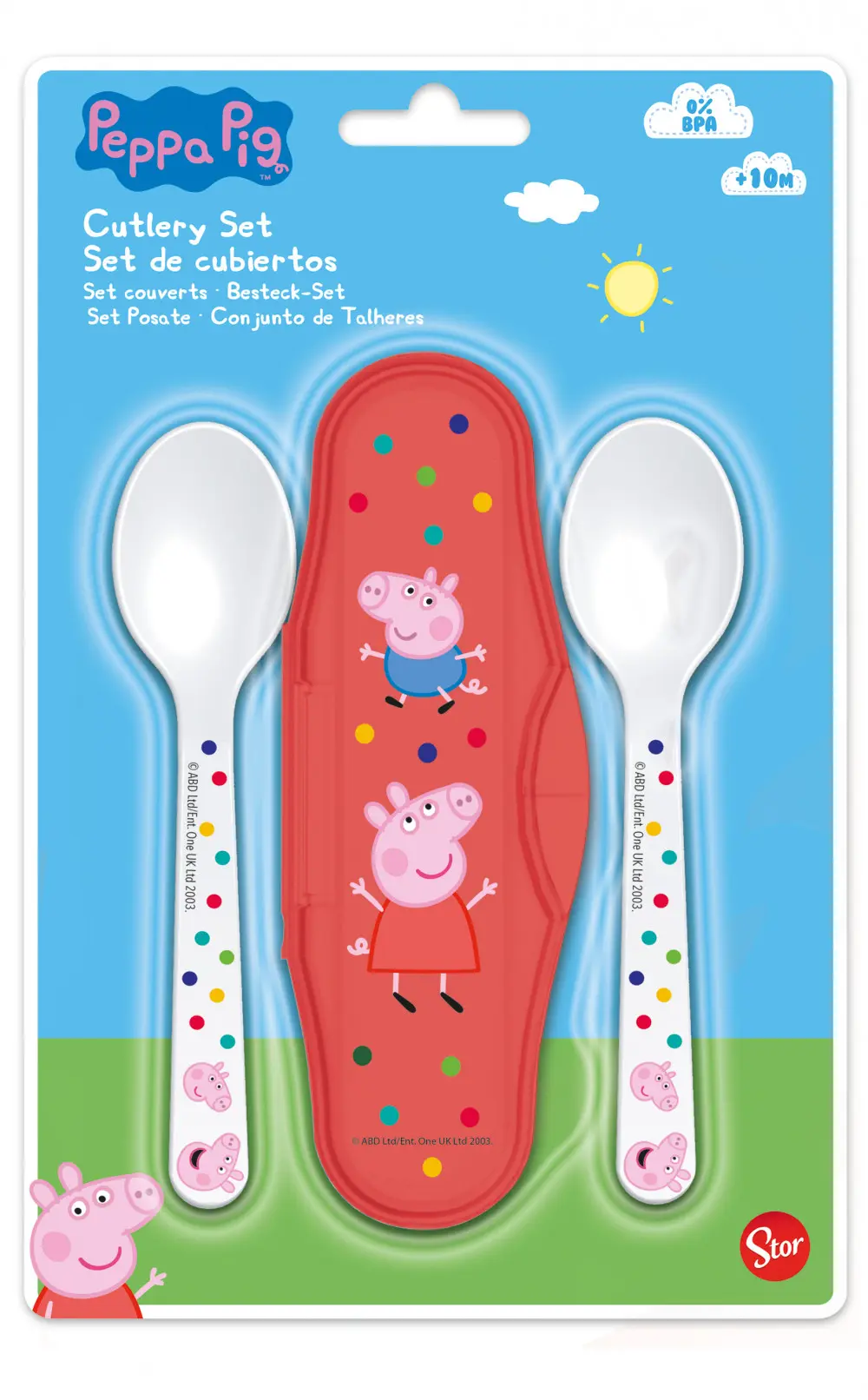 Peppa Pig set pribora za putovanje za bebe fotografija proizvoda