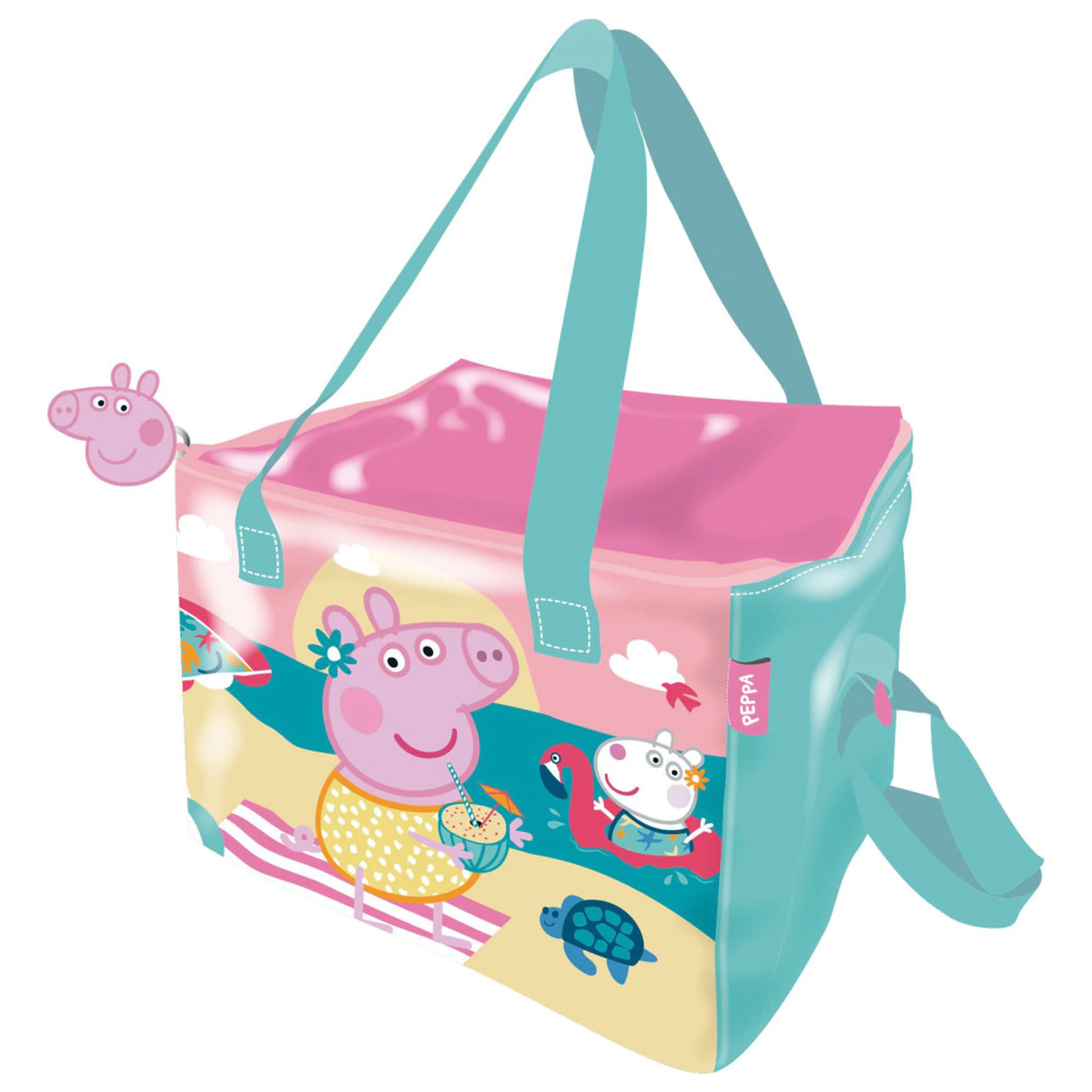 Peppa Pig torba za ručak s toplinskom izolacijom za plažu, torba hladnjak 22.5 cm fotografija proizvoda