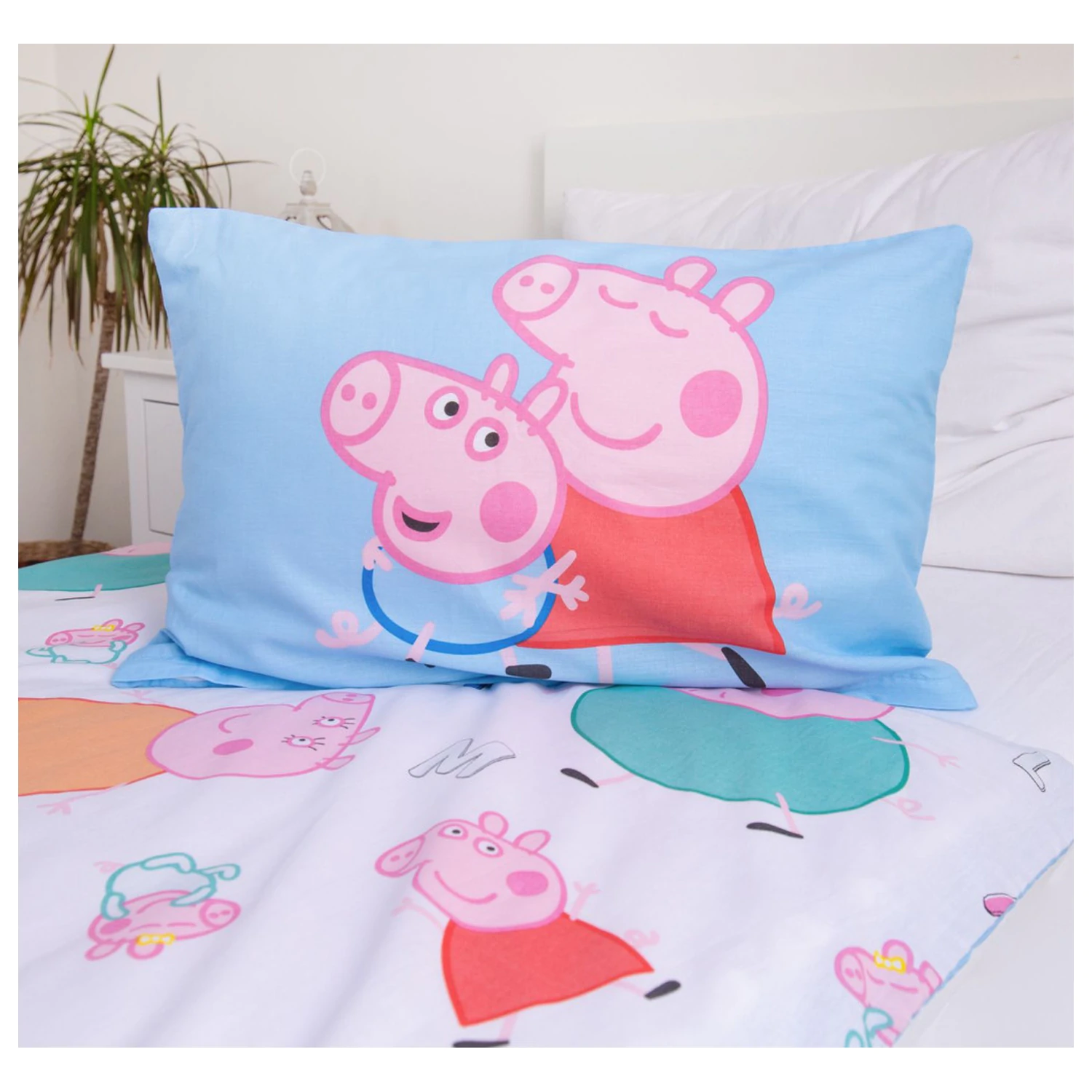 Peppa Pig Big Pig Family dječja, predškolska navlaka za poplun fotografija proizvoda