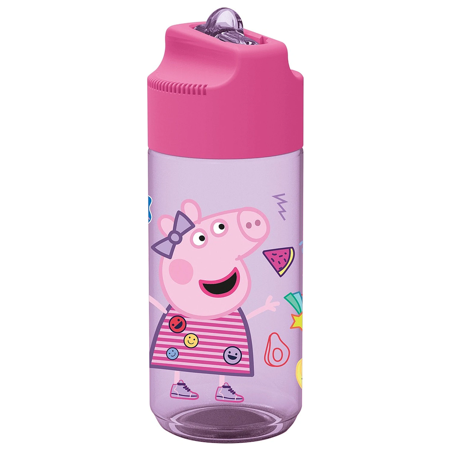 Peppa Pig Core Hydro plastična boca sa slamkom 430 ml fotografija proizvoda