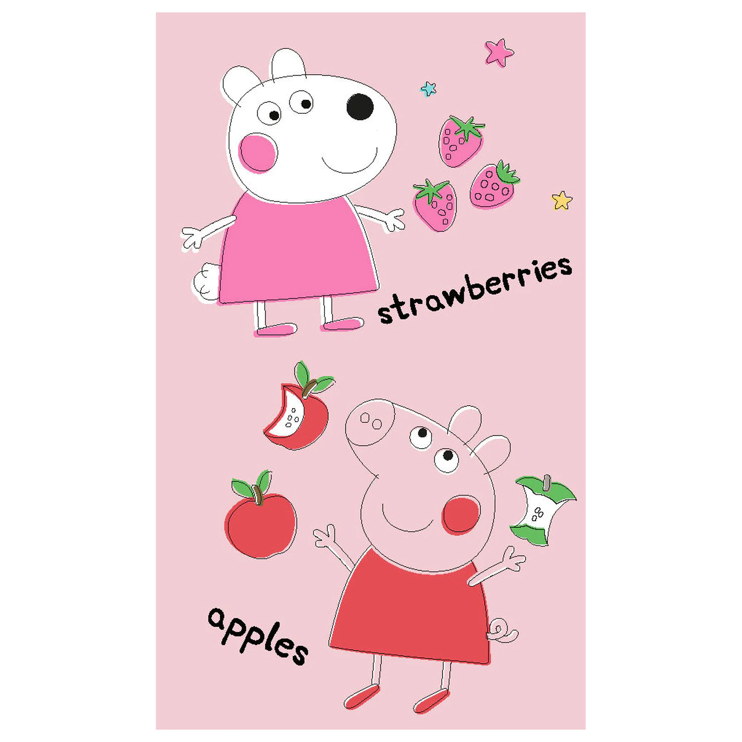 Peppa Pig Fruits ručnik za ruke, ručnik za lice, ručnik fotografija proizvoda