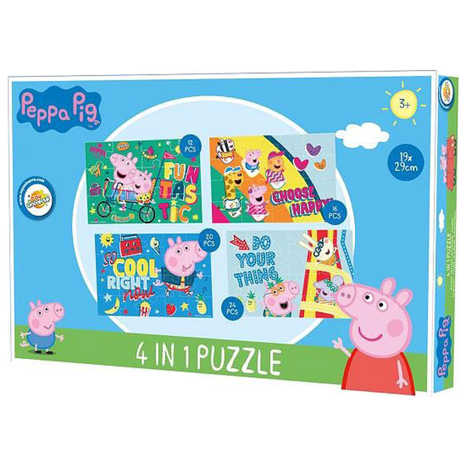 Peppa Pig Zabavna slagalica 4 u 1 fotografija proizvoda