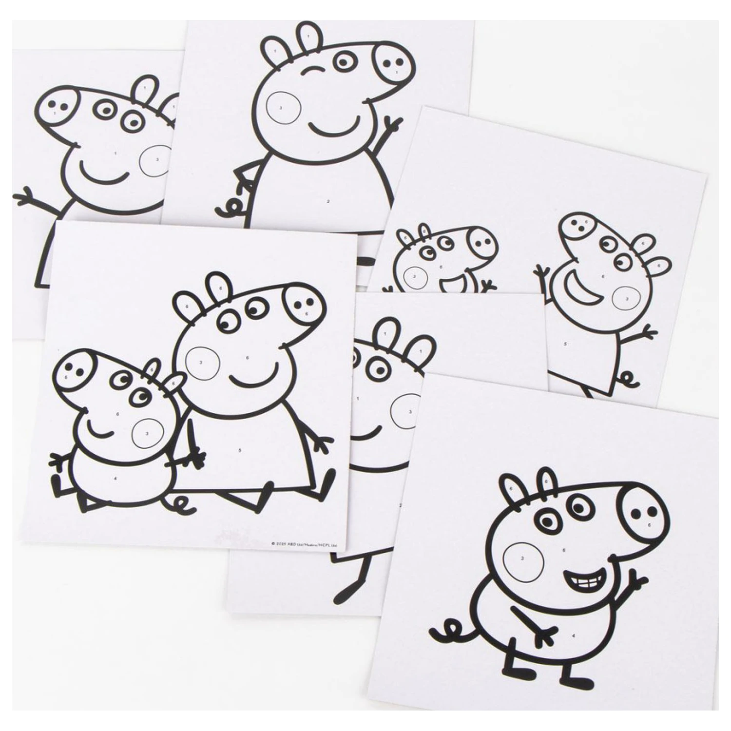 Peppa Pig Zabavan set za bojanje s brojevima fotografija proizvoda
