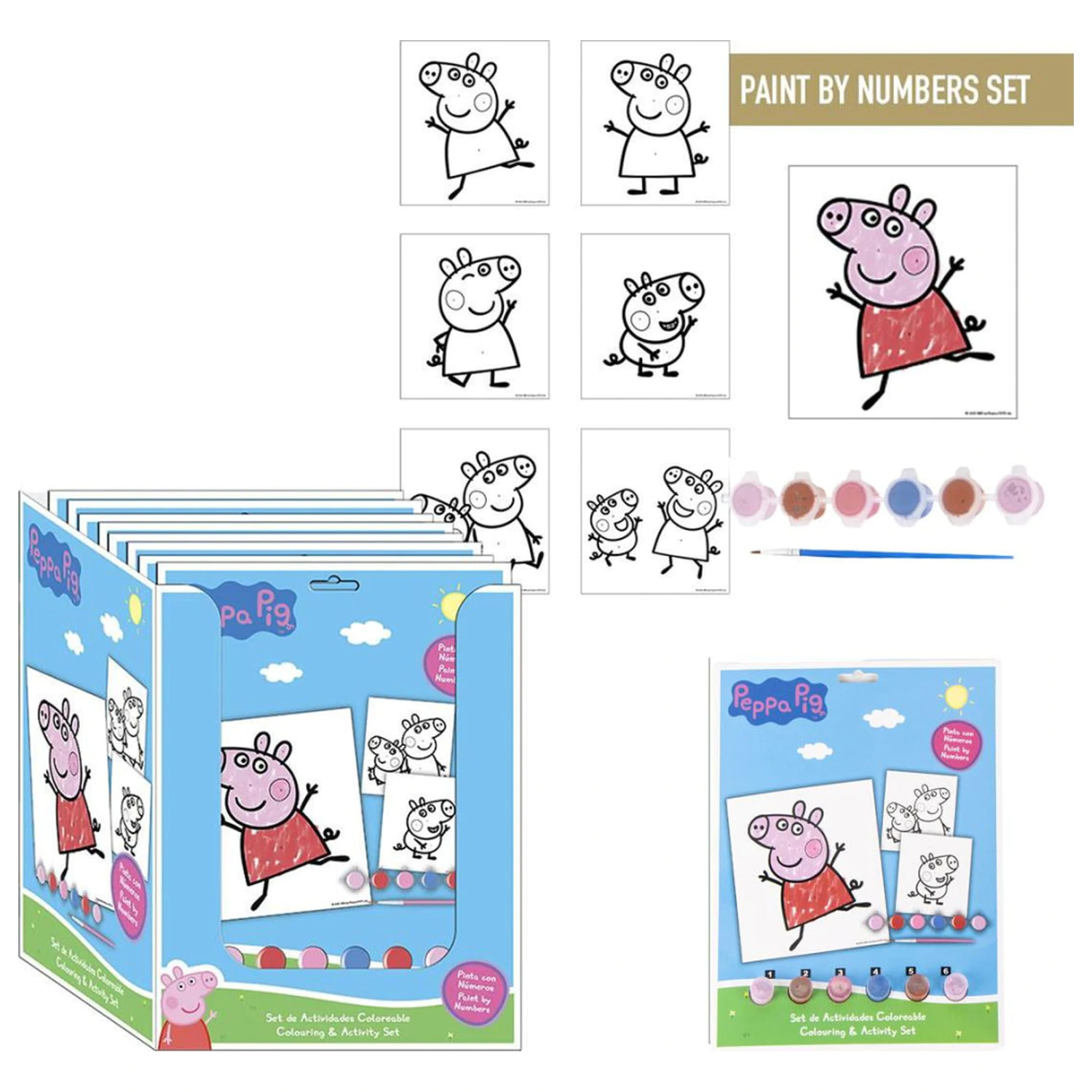 Peppa Pig Zabavan set za bojanje s brojevima fotografija proizvoda