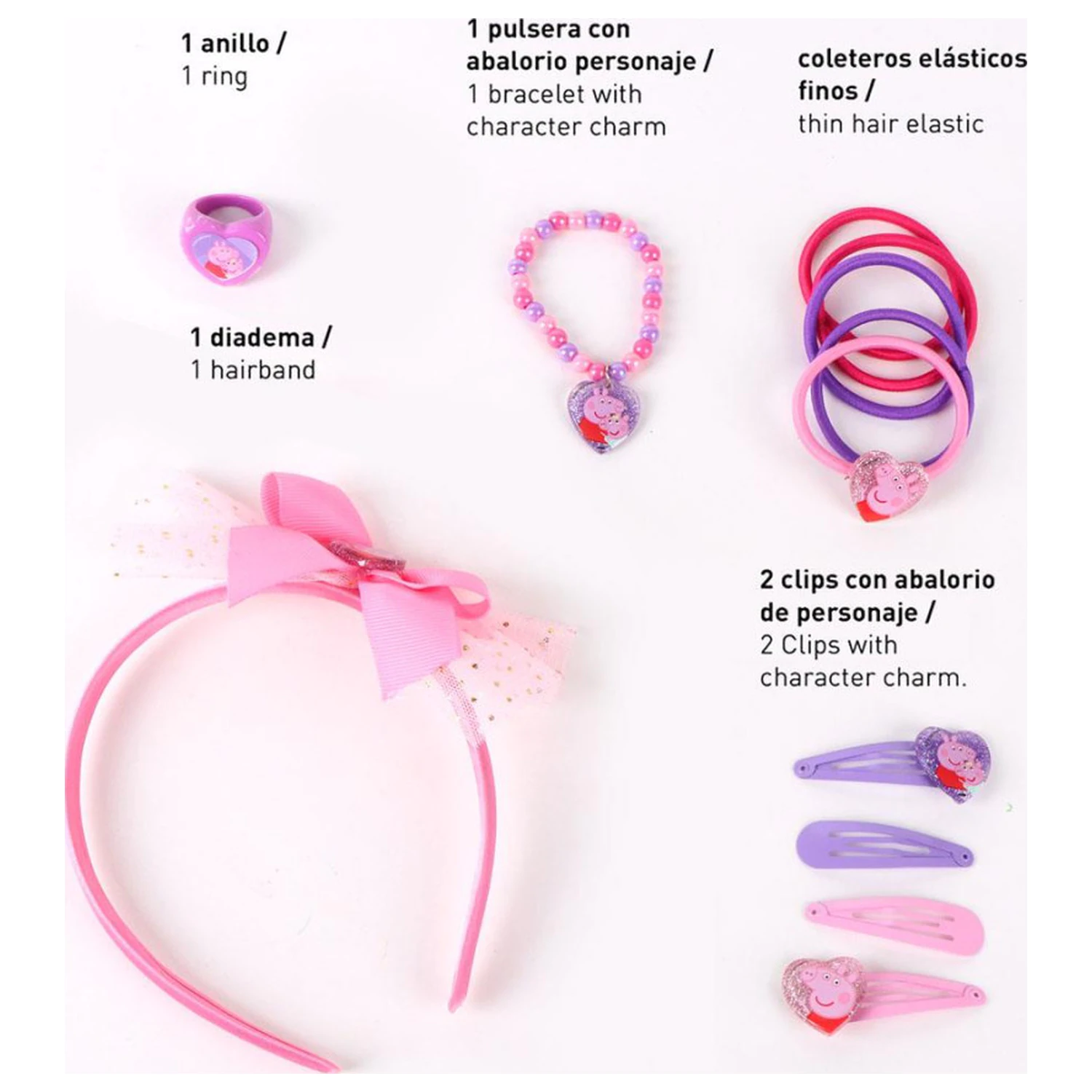 Peppa Pig Sisters set dodataka za kosu fotografija proizvoda