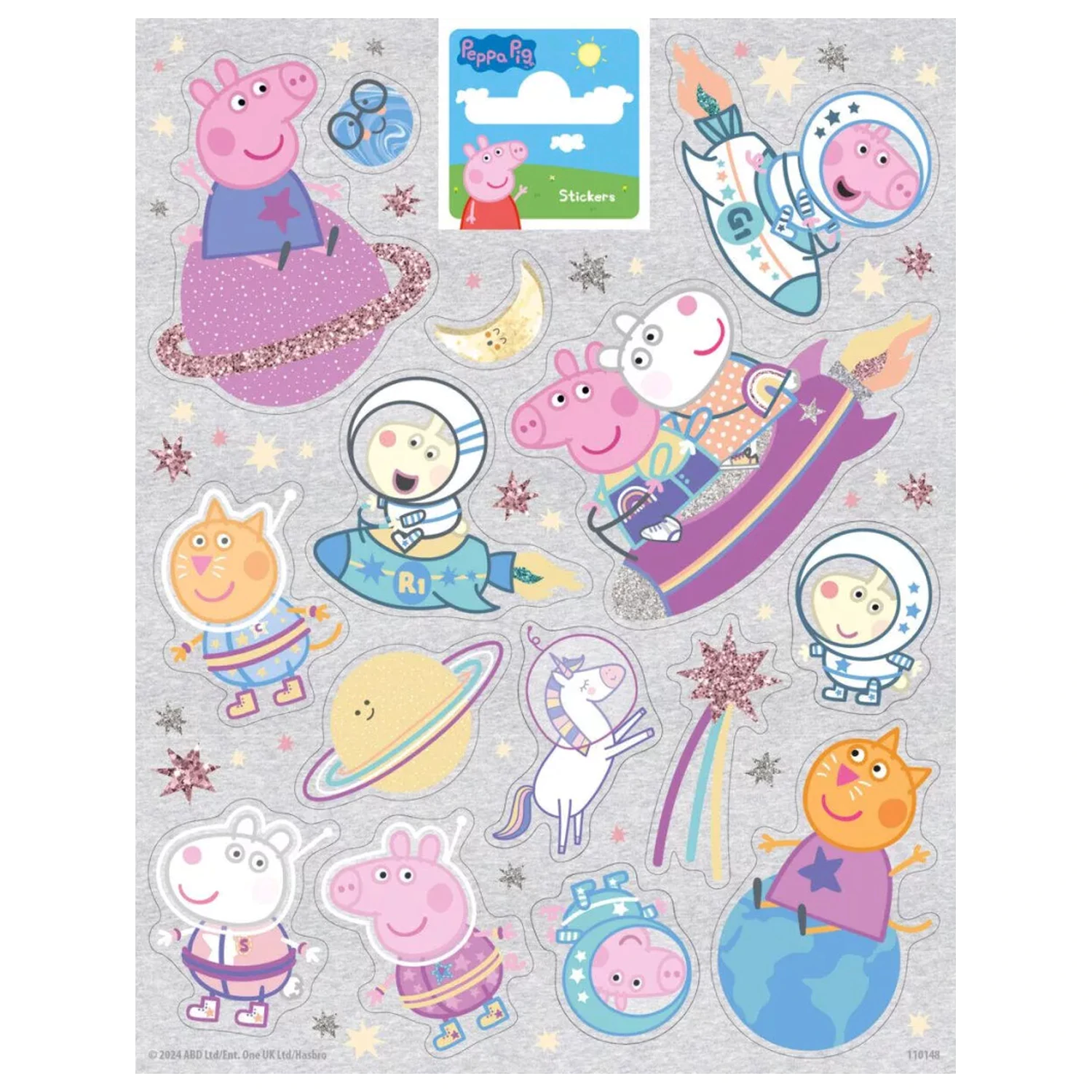 Peppa Pig Space naljepnica fotografija proizvoda
