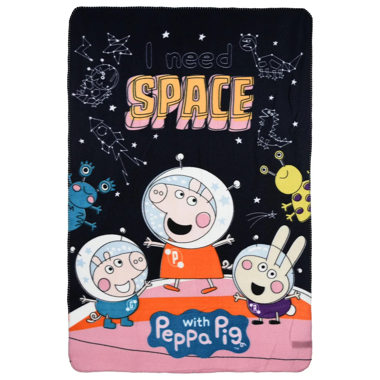 Peppa Pig Space deka od flisa 100x150 cm fotografija proizvoda