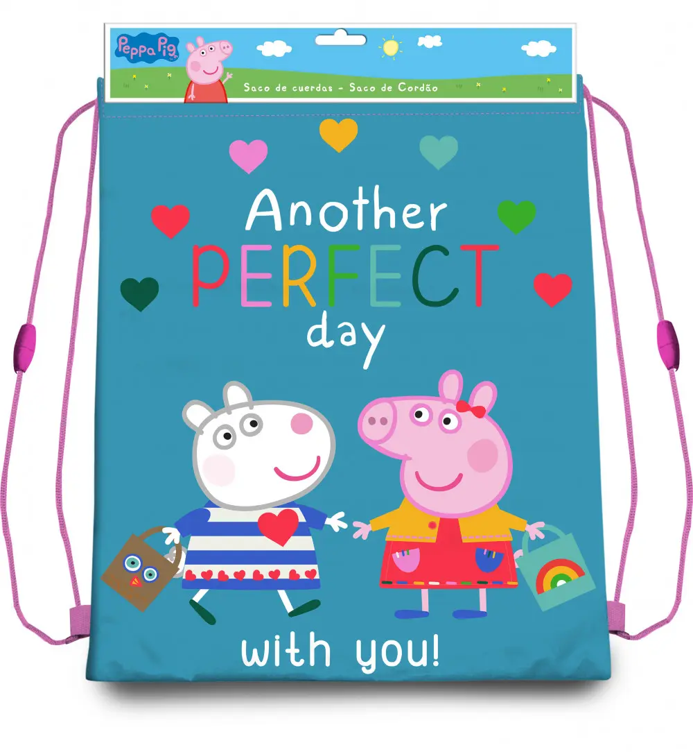 Peppa Pig Sportska torba s vezicama 40 cm fotografija proizvoda