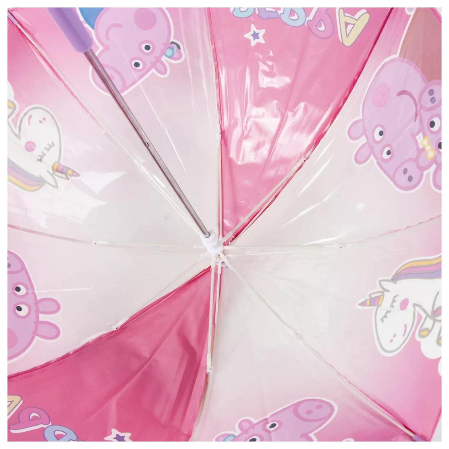 Peppa Pig Unicorn Dječji prozirni kišobran Ø71 cm fotografija proizvoda