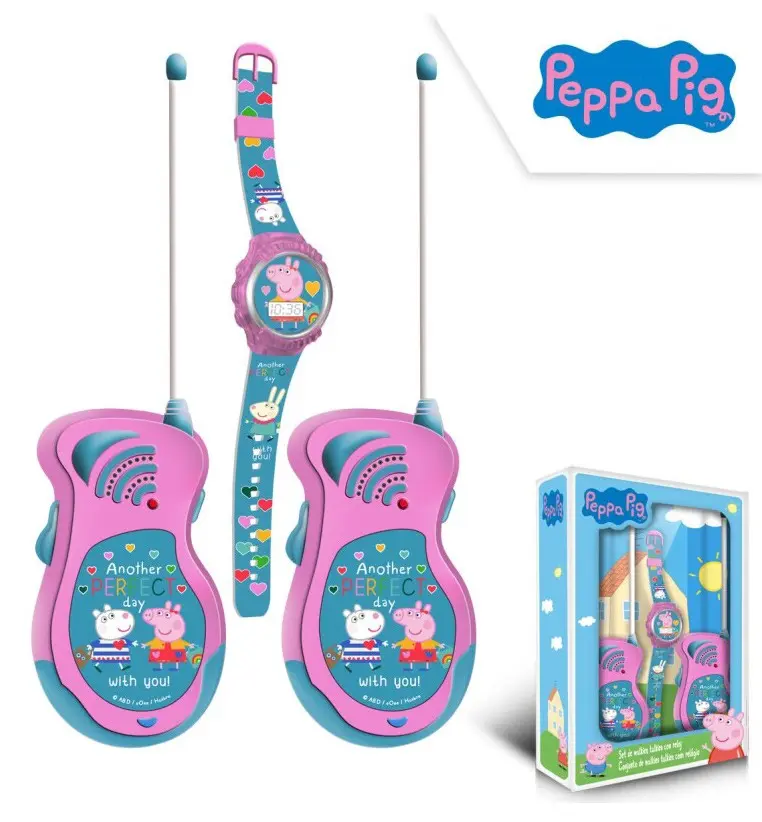 Peppa Pig Walkie Talkie + Set digitalnog sata fotografija proizvoda