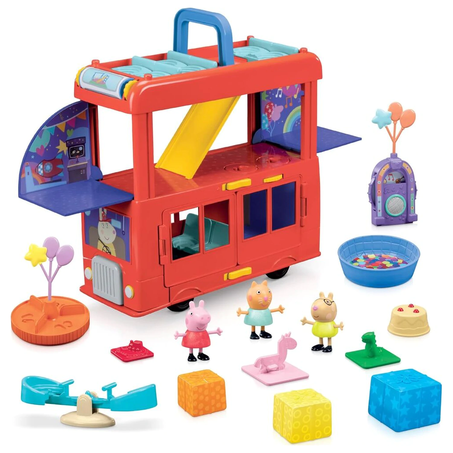 Peppa Pig 2-u-1 Party Bus set za igru fotografija proizvoda