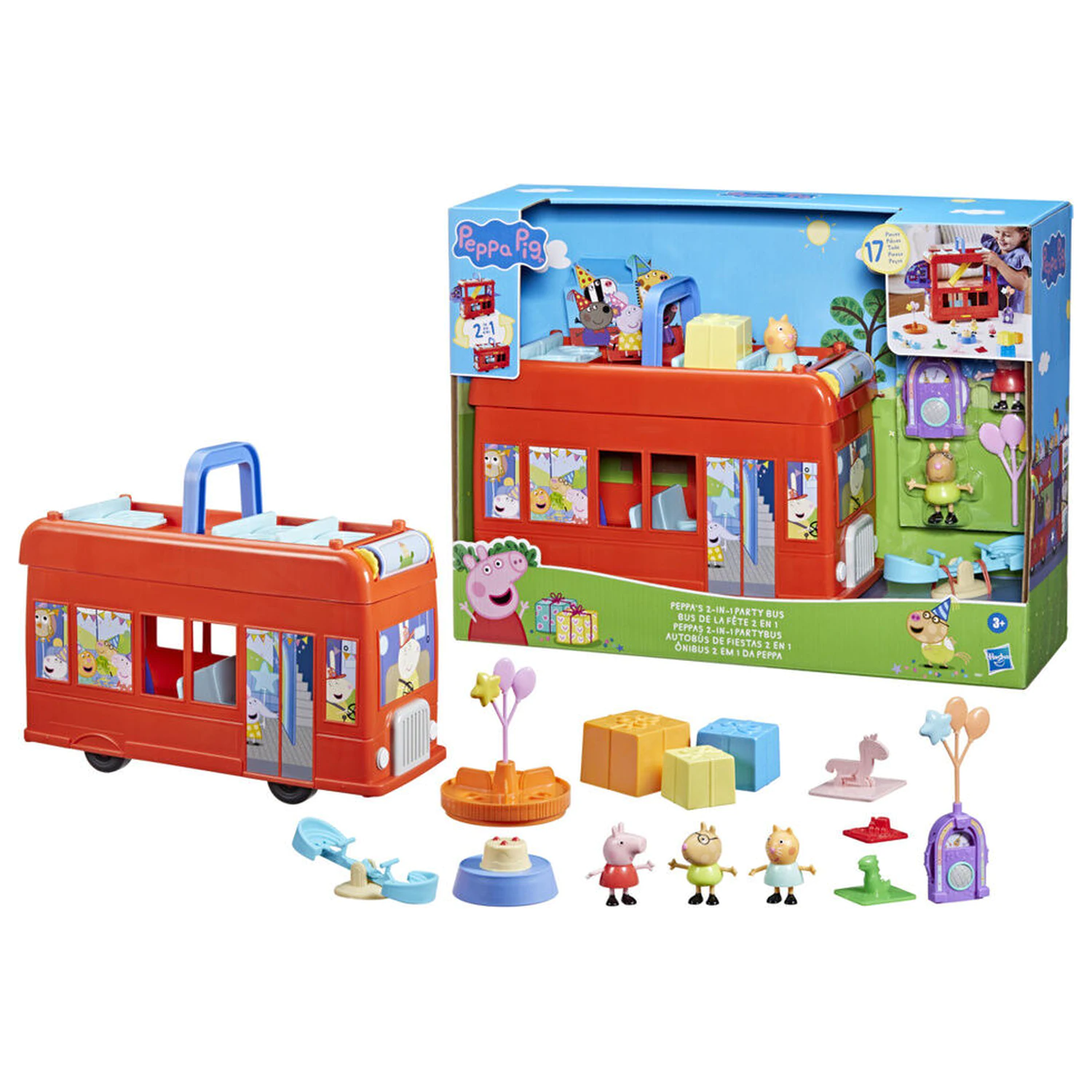 Peppa Pig 2-u-1 Party Bus set za igru fotografija proizvoda
