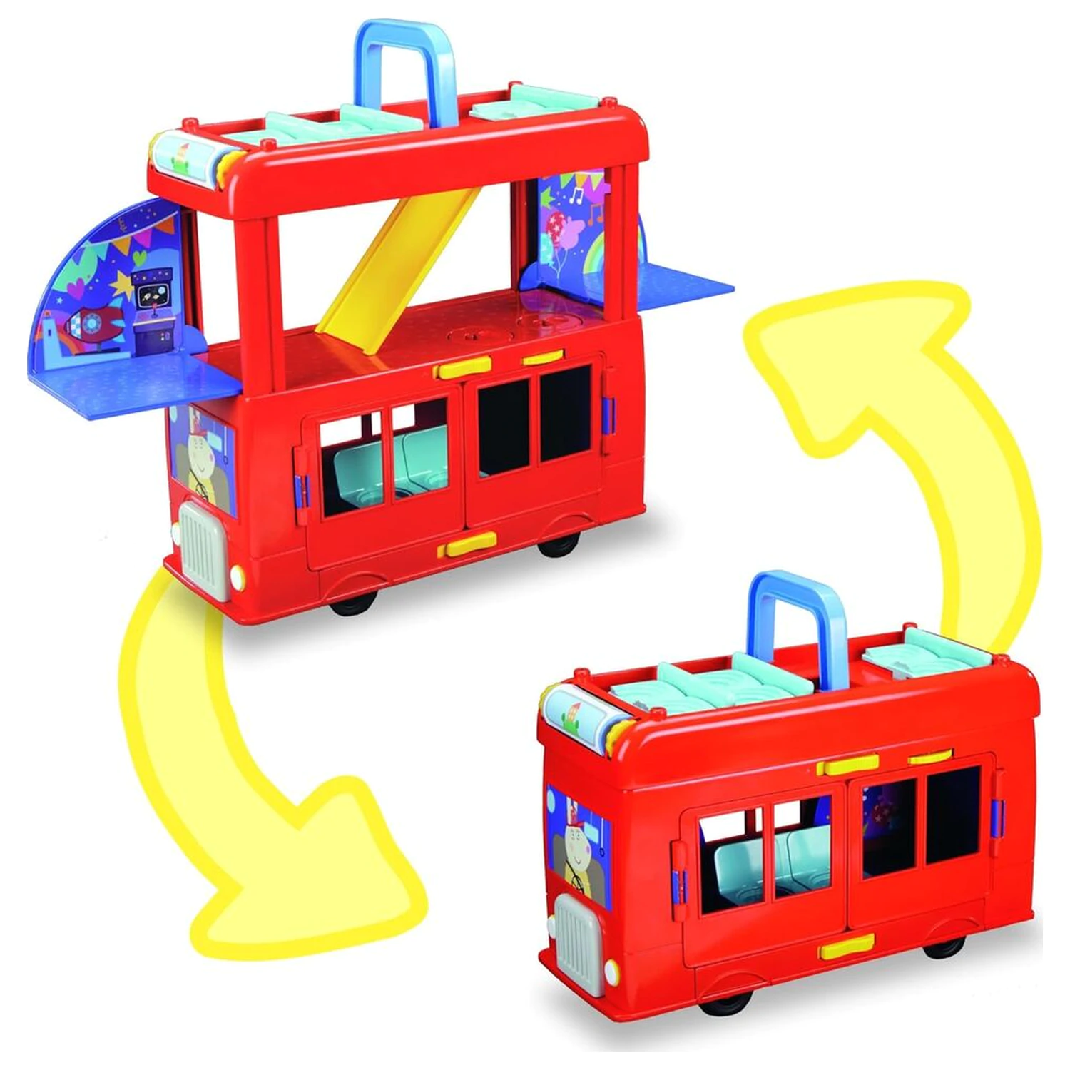 Peppa Pig 2-u-1 Party Bus set za igru fotografija proizvoda