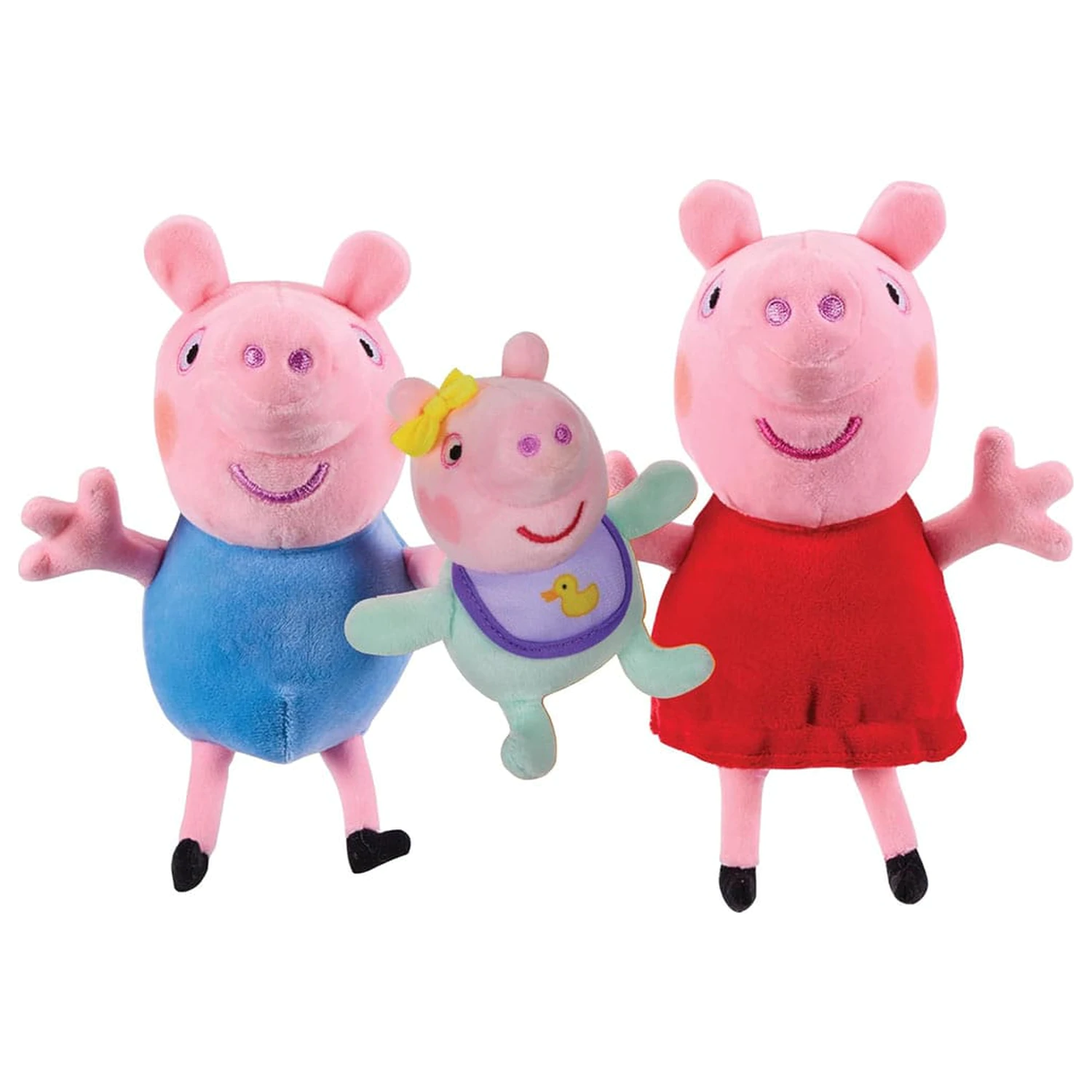 Peppa Pig plišane figure 3 paketa fotografija proizvoda