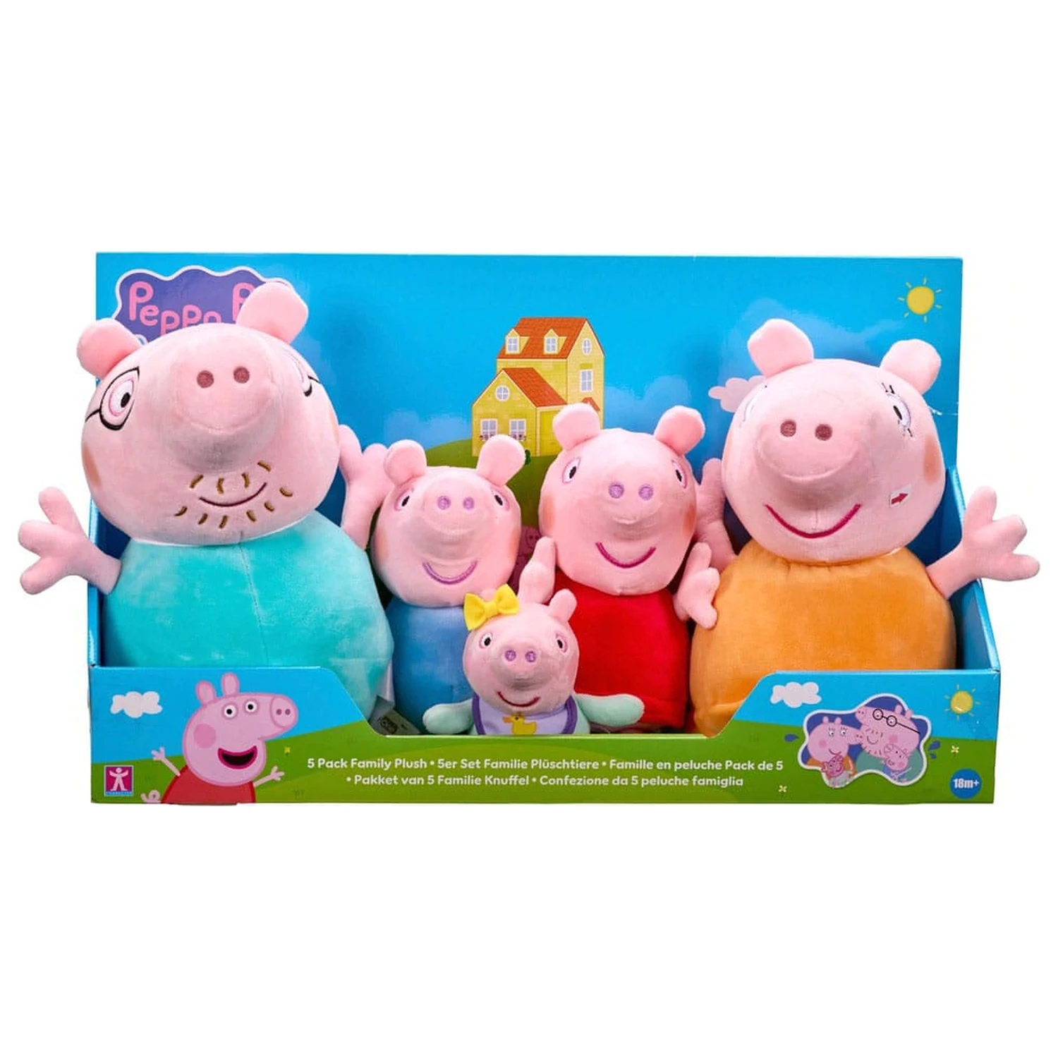 Peppa Pig plišane figure pakiranje od 5 komada fotografija proizvoda