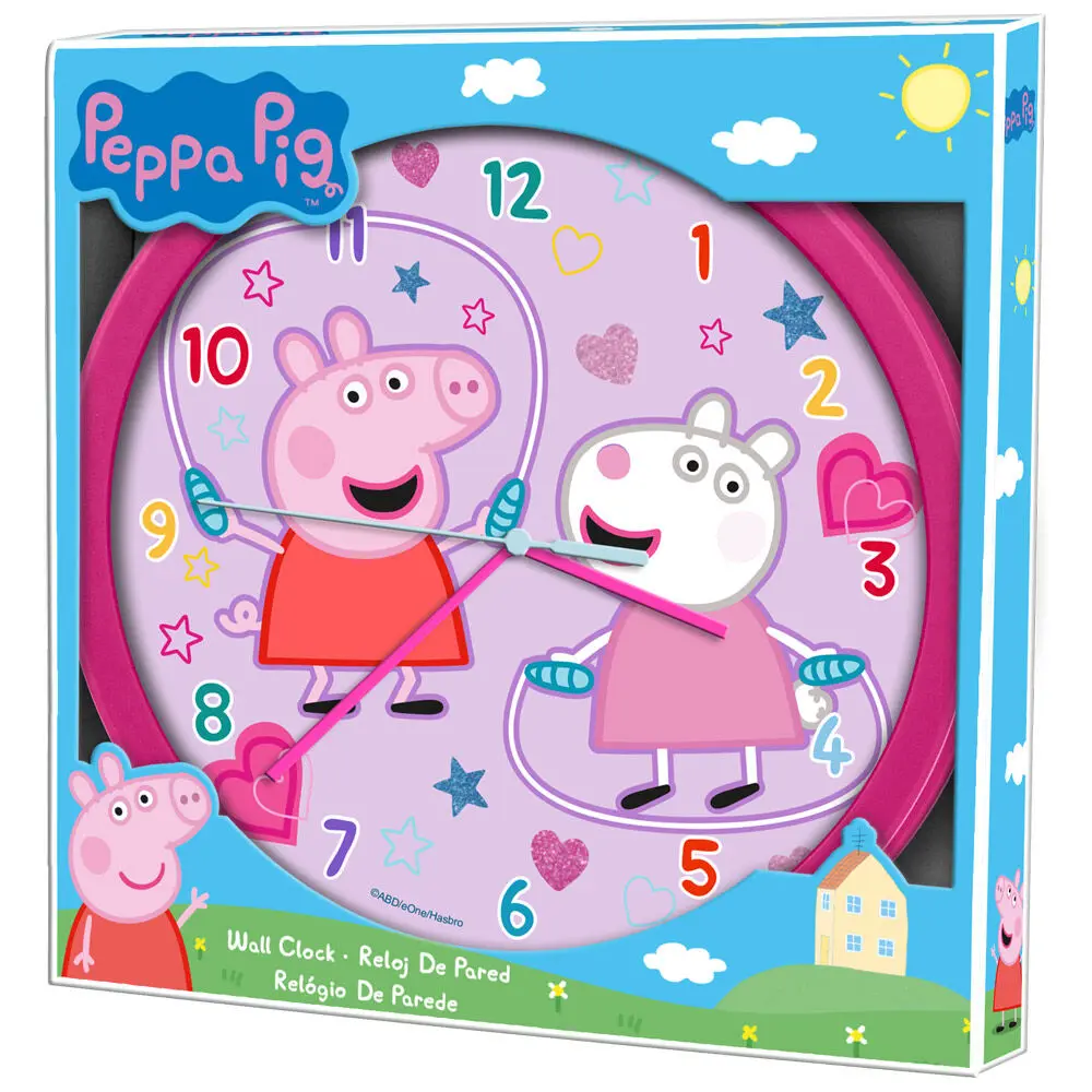 Peppa Pig zidni sat fotografija proizvoda