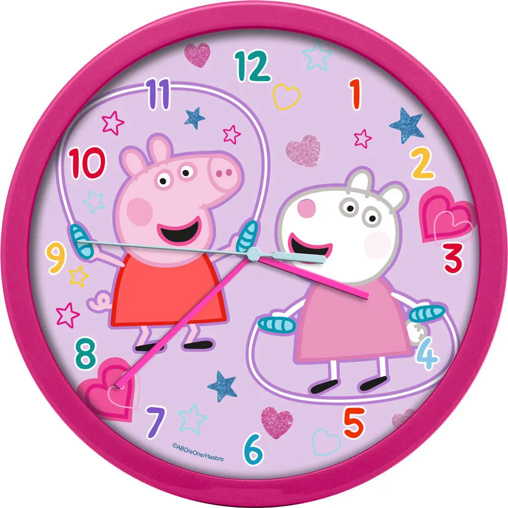 Peppa Pig zidni sat fotografija proizvoda