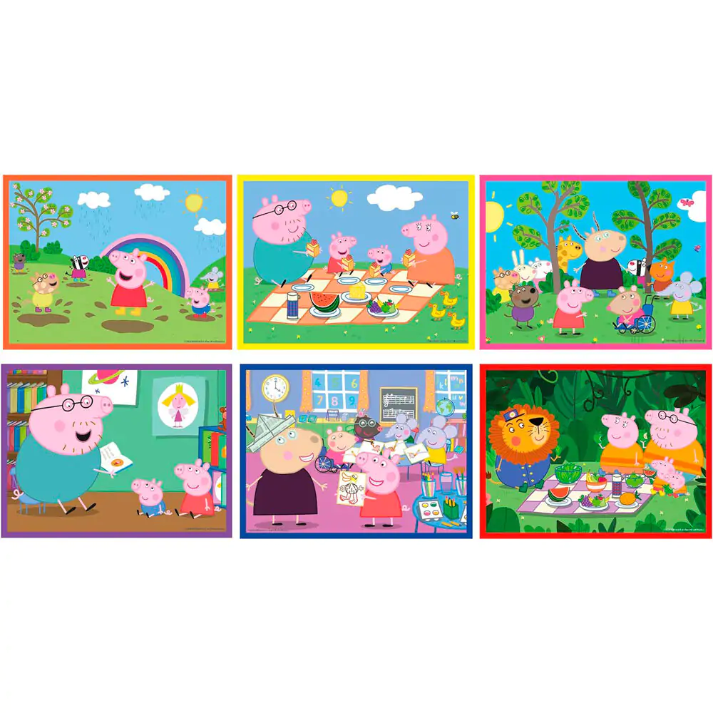 Peppa Pig kocka puzzle 12 kom fotografija proizvoda