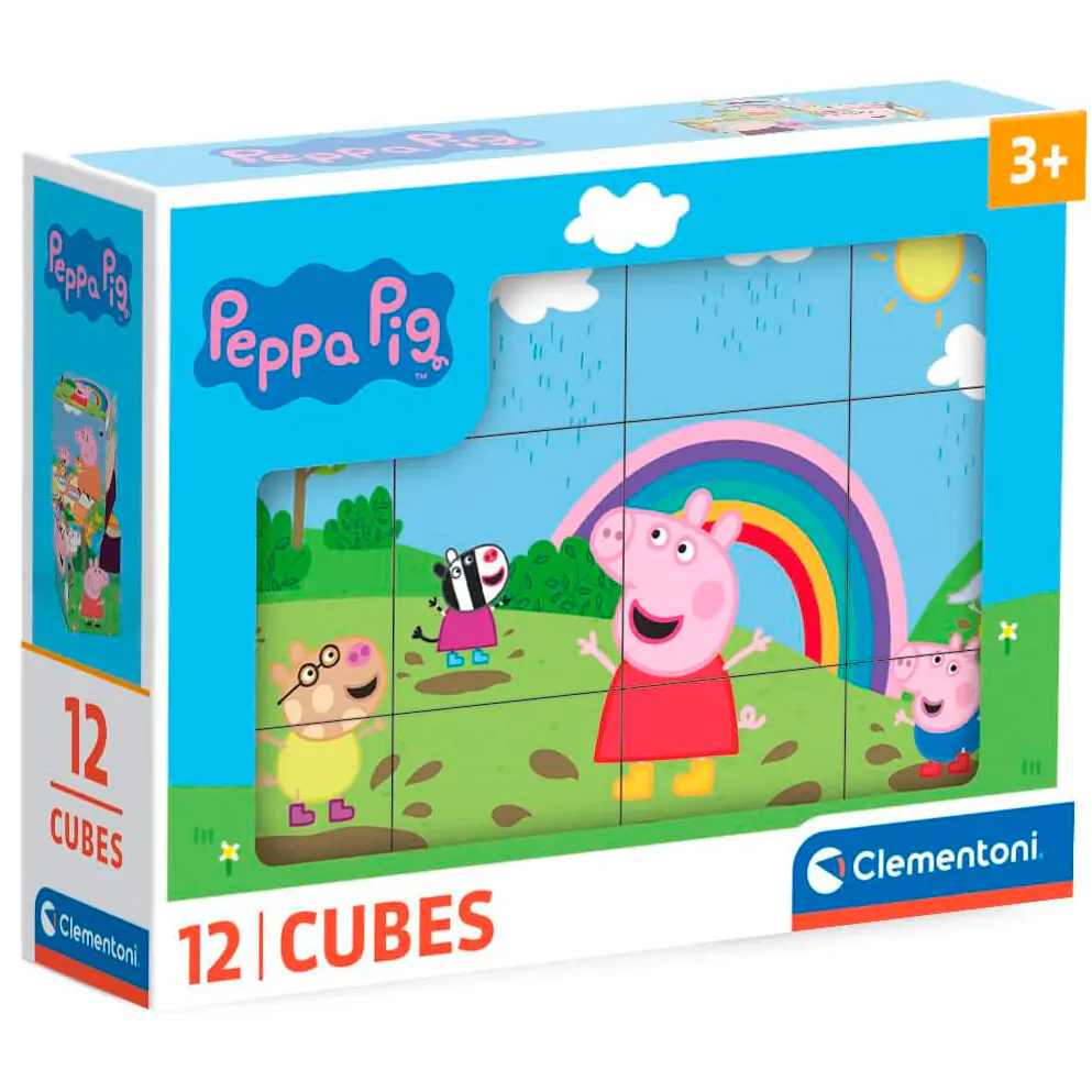 Peppa Pig kocka puzzle 12 kom fotografija proizvoda