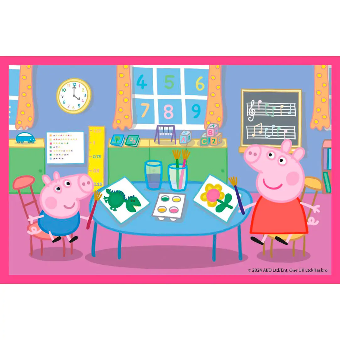 Peppa Pig kockasta slagalica 6 kom fotografija proizvoda