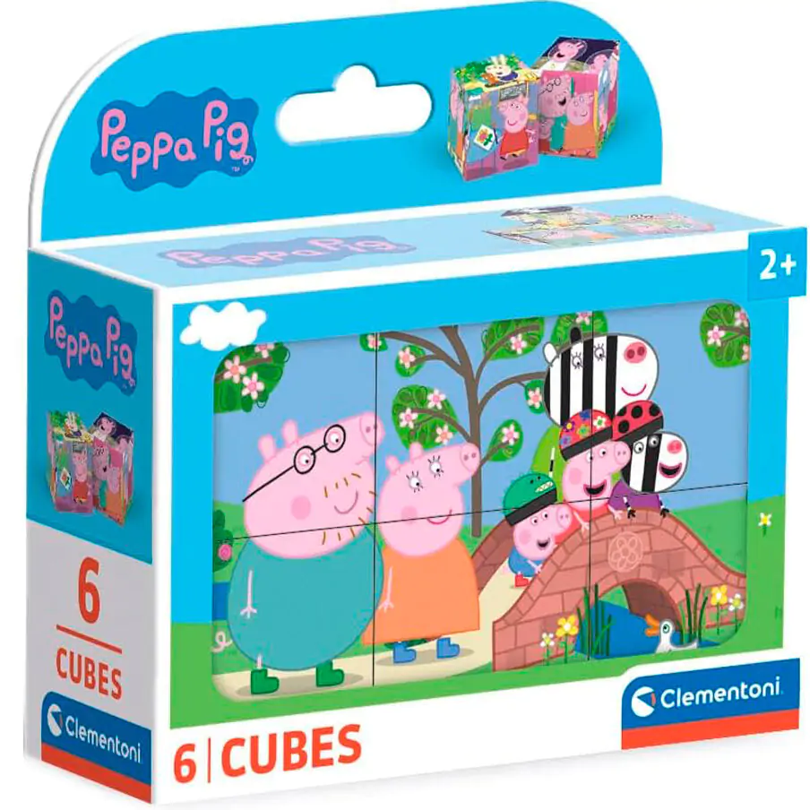 Peppa Pig kockasta slagalica 6 kom fotografija proizvoda