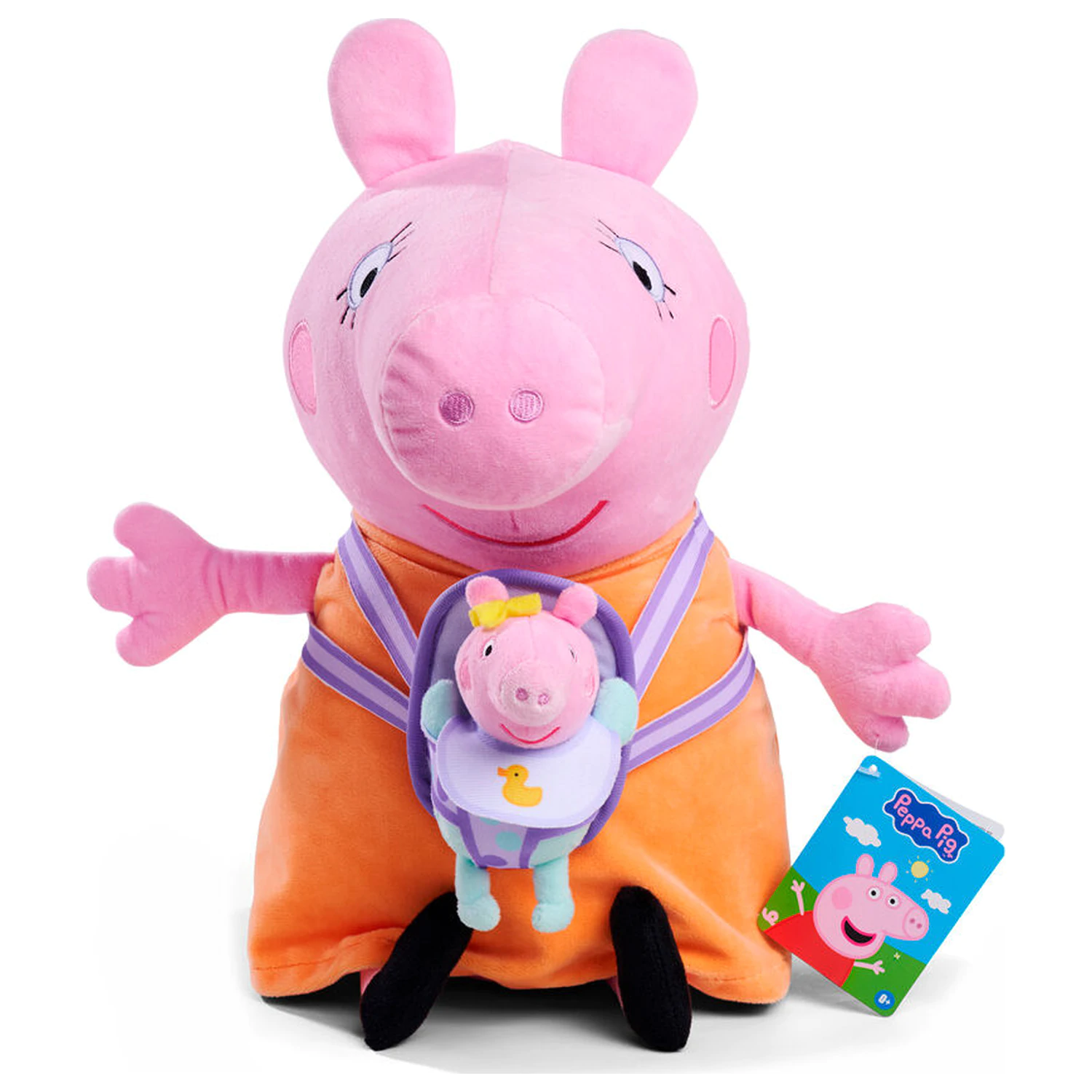 Peppa Pig Mummy Pig s Evie plišana igračka 33cm fotografija proizvoda