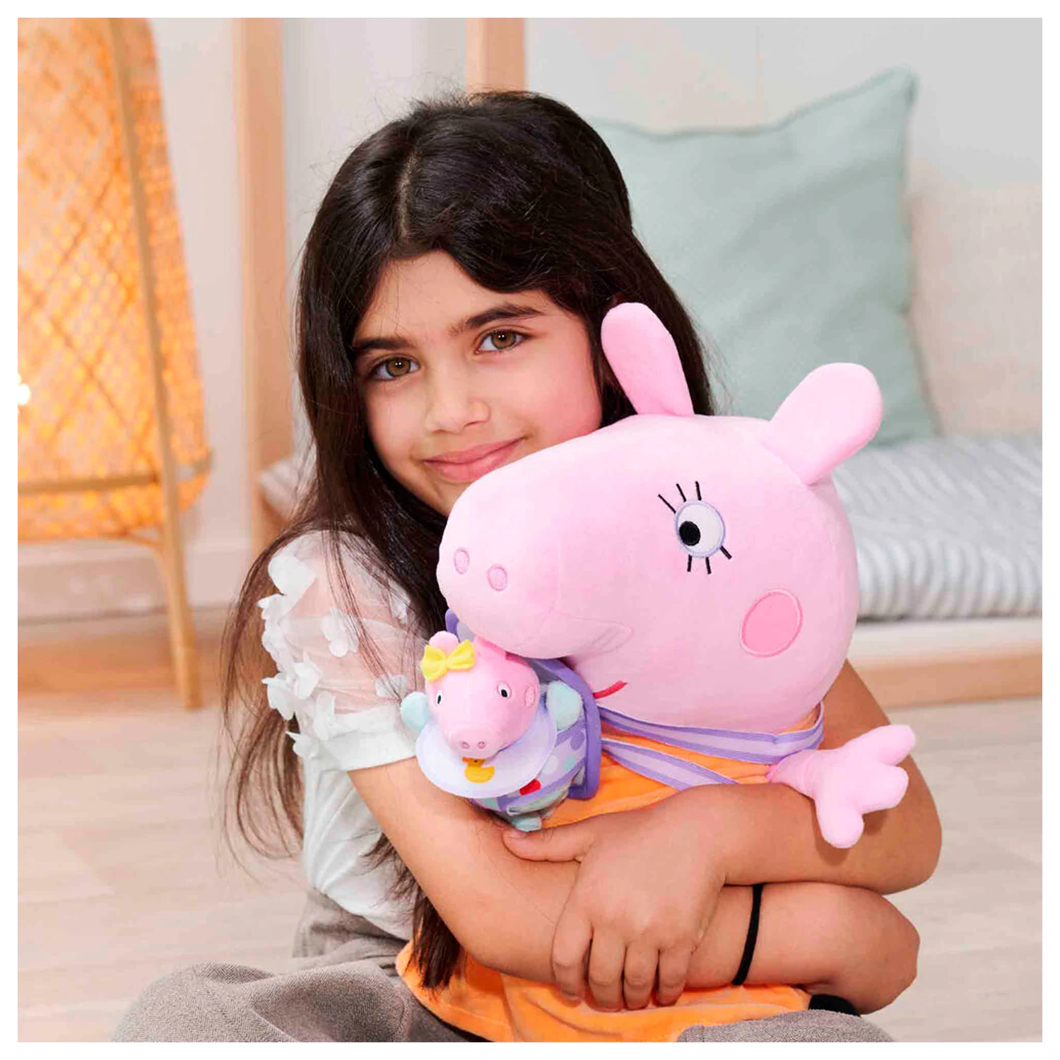 Peppa Pig Mummy Pig s Evie plišana igračka 33cm fotografija proizvoda