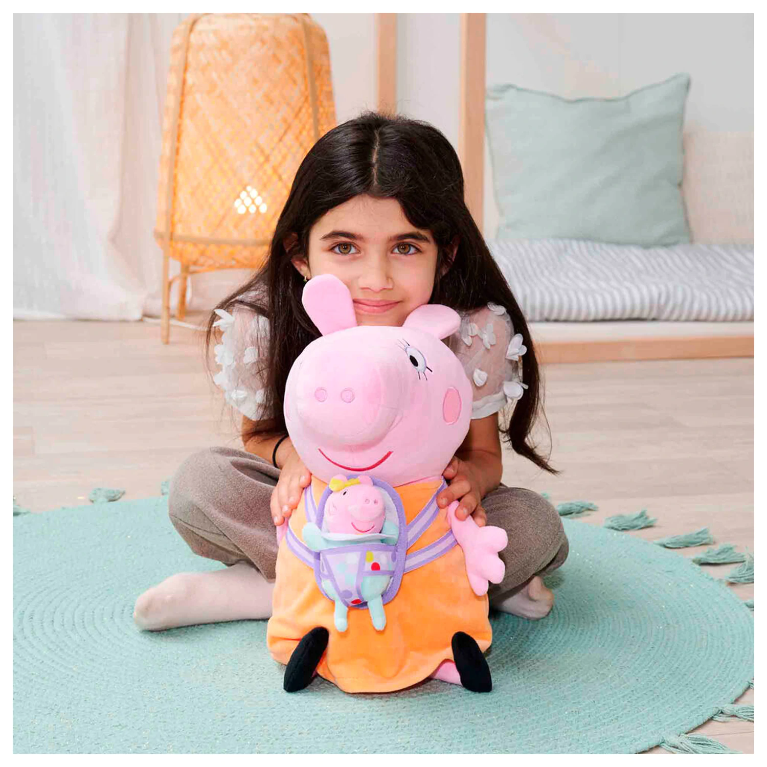 Peppa Pig Mummy Pig s Evie plišana igračka 33cm fotografija proizvoda