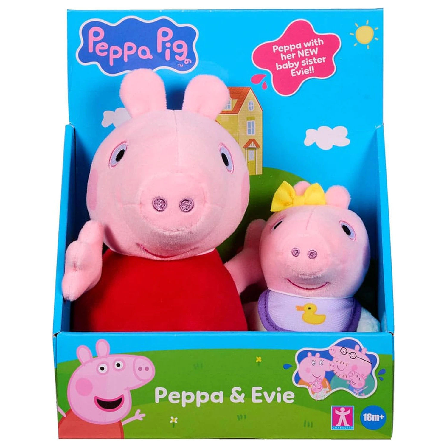 Peppa Pig plišane figure 2 komada fotografija proizvoda
