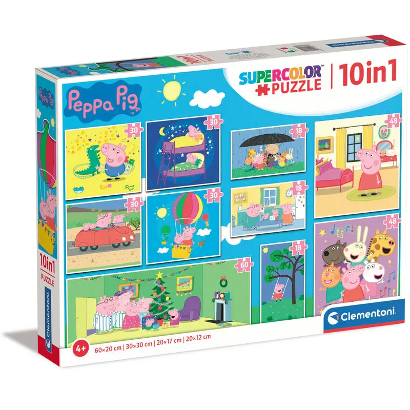 Peppa Pig puzzle 18+30+48+60 kom fotografija proizvoda