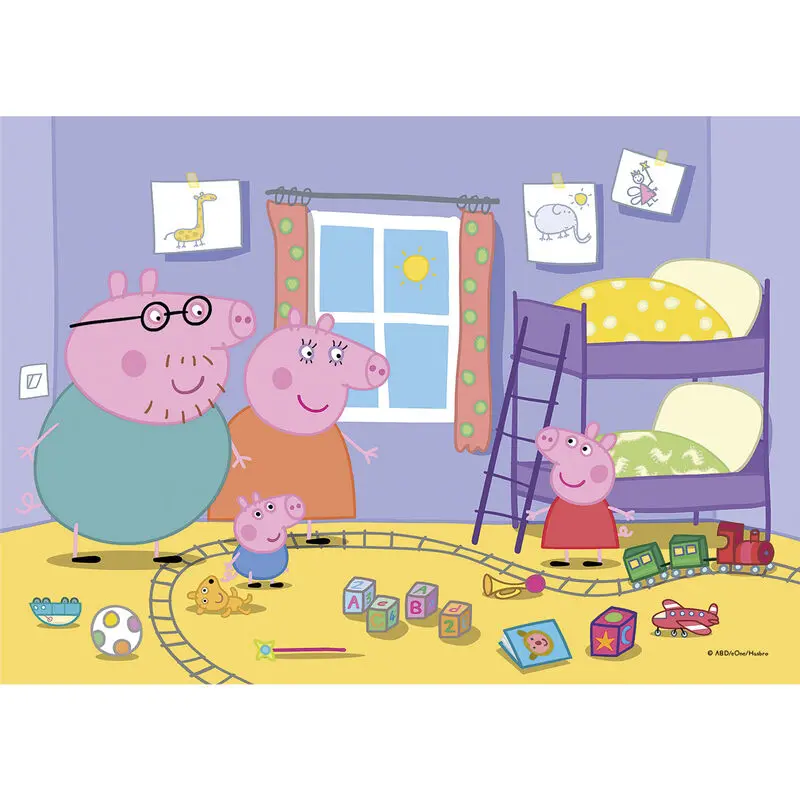 Peppa Pig puzzle 2x20 komada fotografija proizvoda