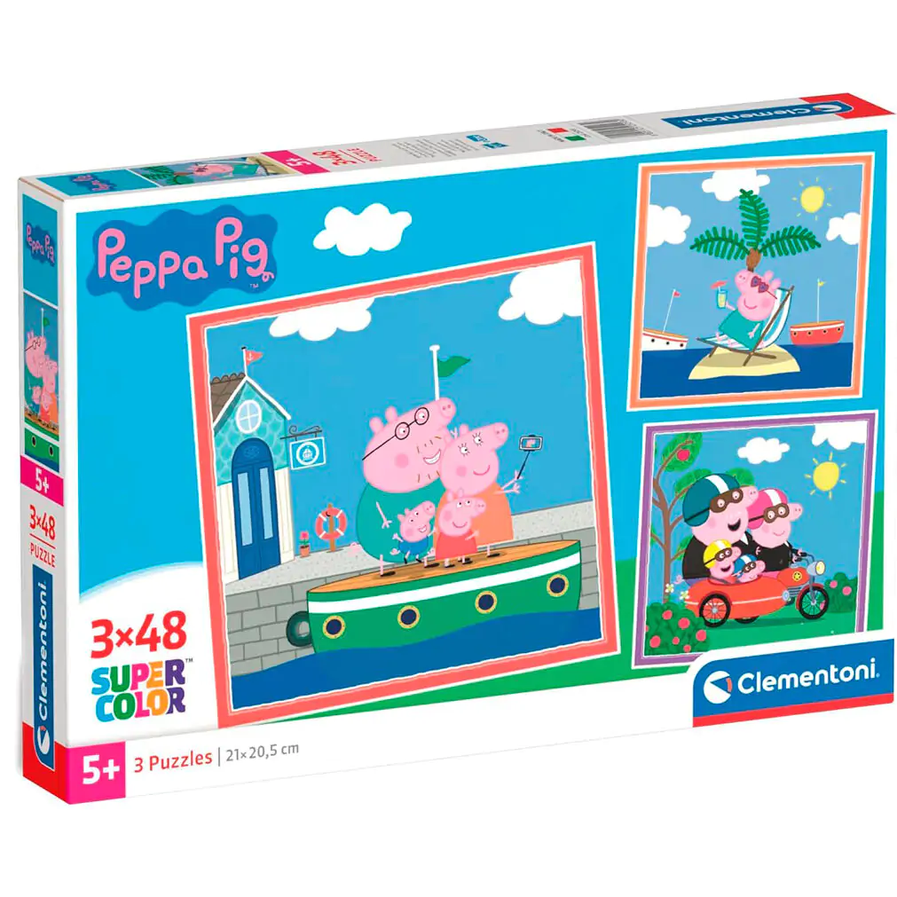 Peppa Pig puzzle 3 x 48 komada fotografija proizvoda