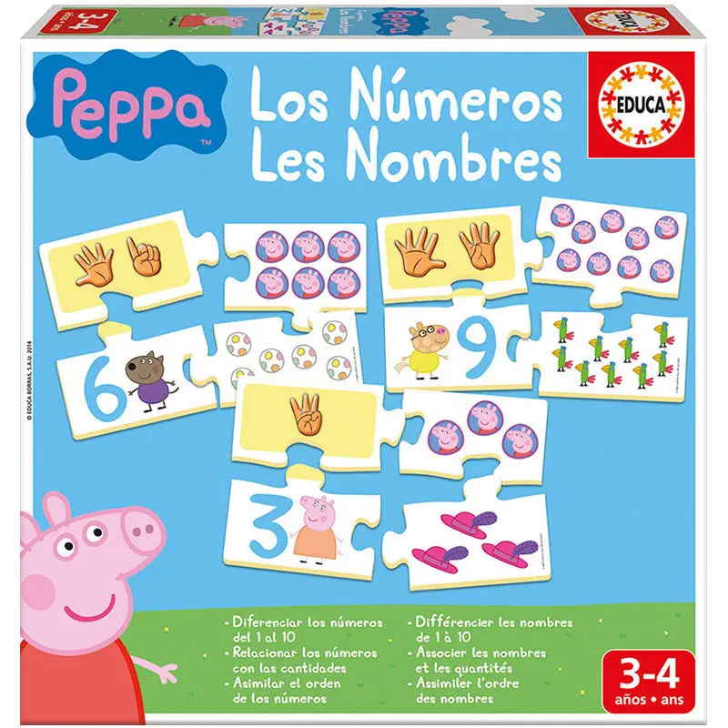 Peppa Pig Learn the Numbers igra fotografija proizvoda