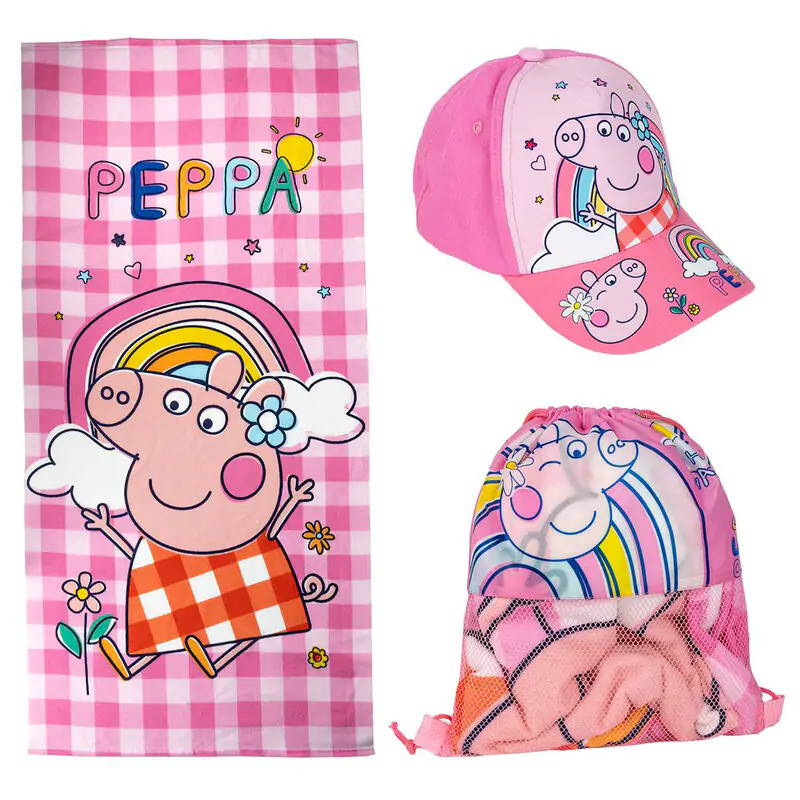 Peppa Pig set ručnik + torba + kapa fotografija proizvoda