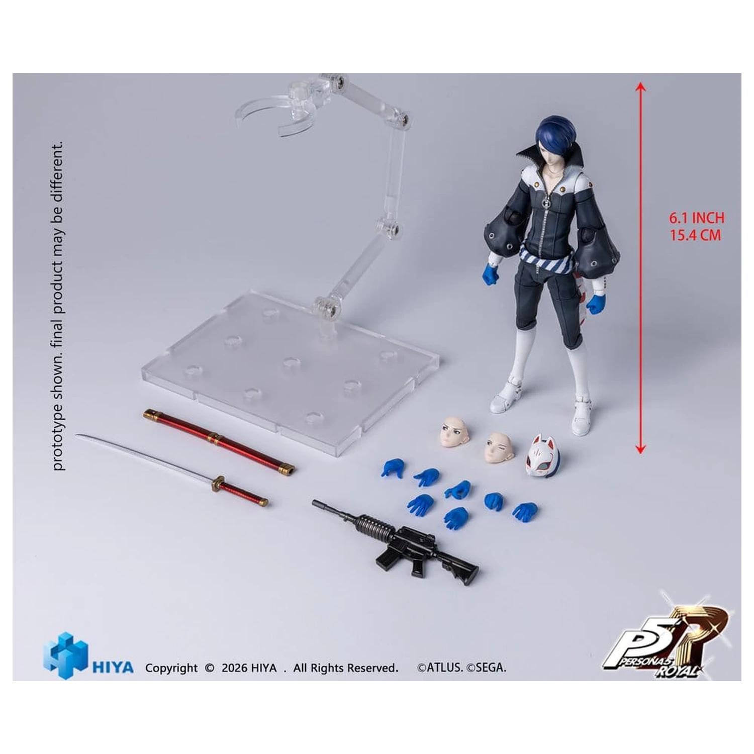 Persona 5 Royal Izuzetna Osnovna Akcijska Figura 1/12 Fox 16 cm fotografija proizvoda