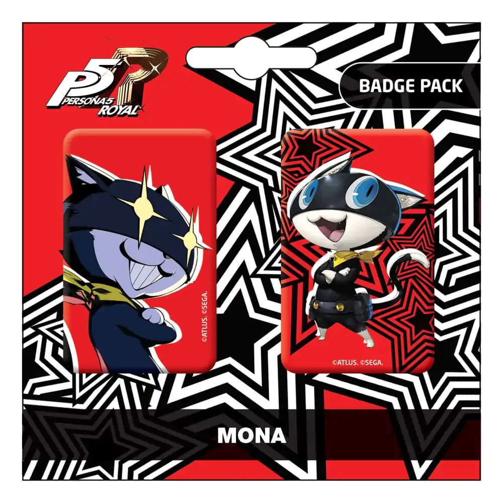 Persona 5 Royal Pin Značke 2-Pack Mona / Morgana fotografija proizvoda