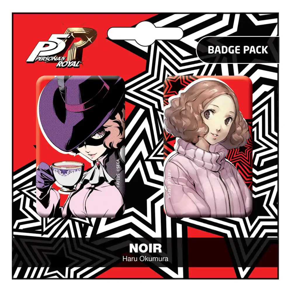 Persona 5 Royal Set znački 2-Pack Noir / Haru Okumura fotografija proizvoda