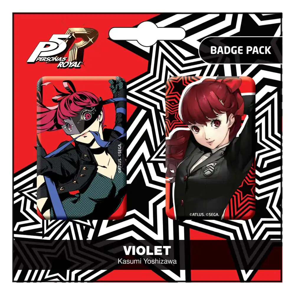 Persona 5 Royal značke 2-Pack Violet / Kasumi Yoshizawa fotografija proizvoda