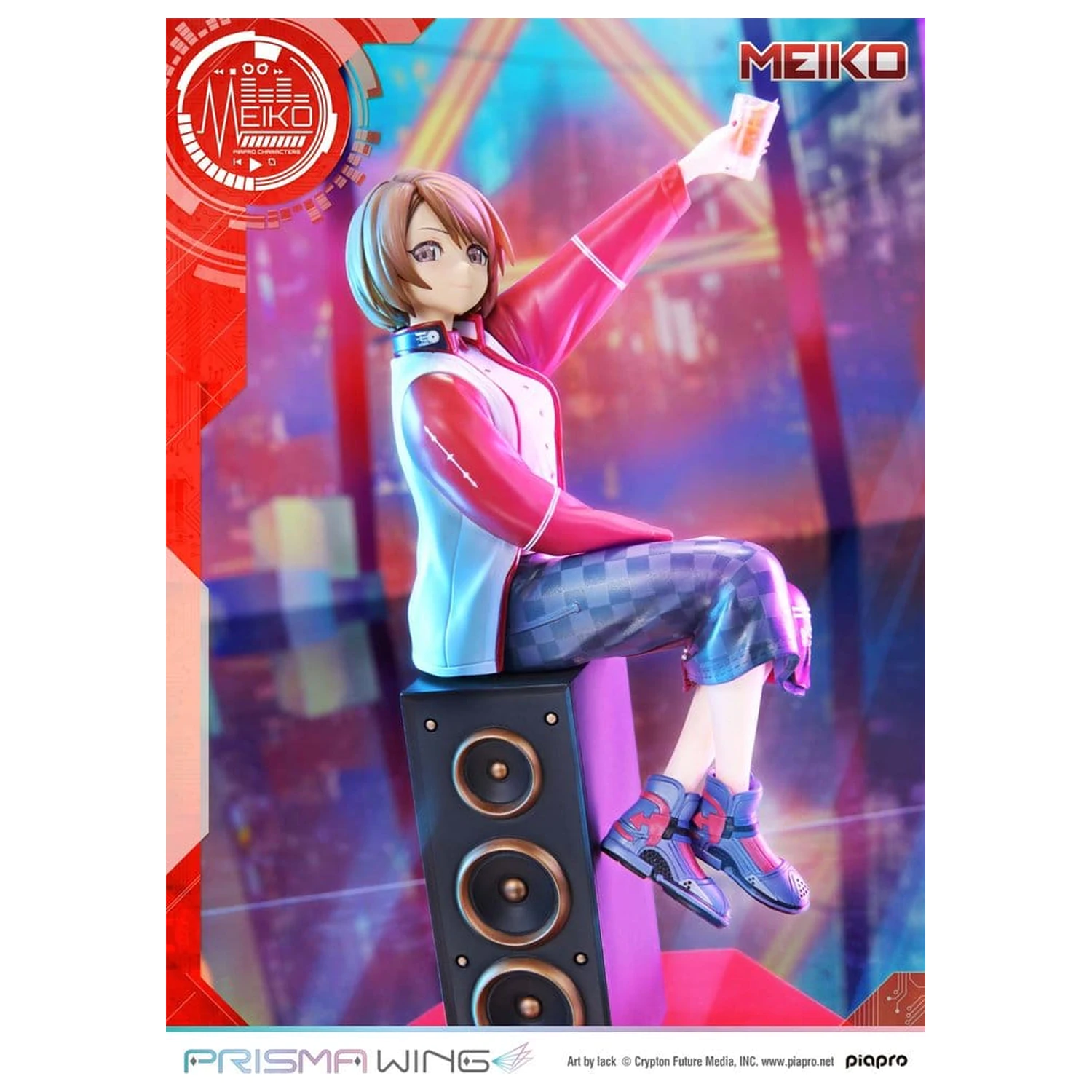 Piapro Characters Prisma Wing Kip 1/7 Meiko Illustration by lack 21 cm fotografija proizvoda