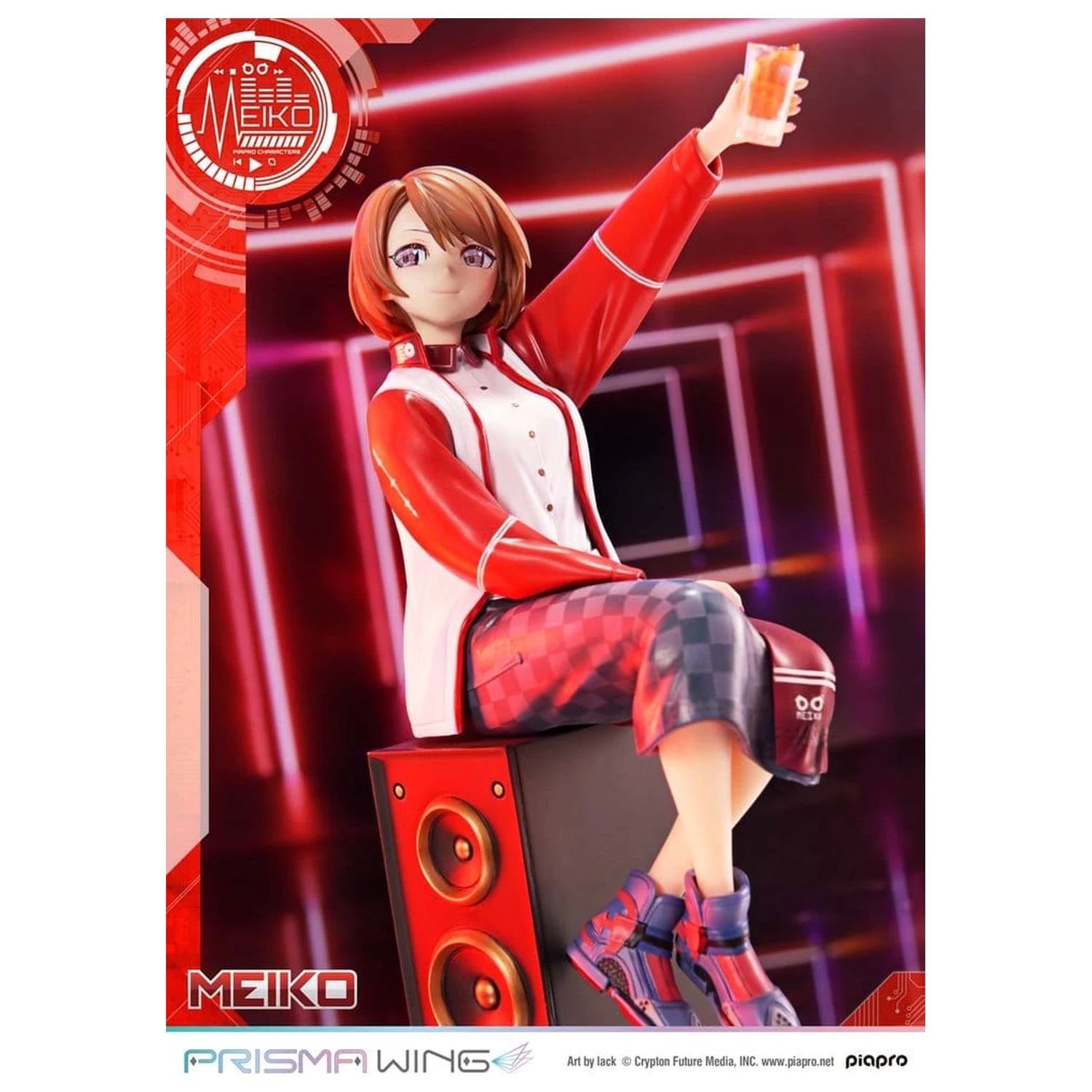 Piapro Characters Prisma Wing Kip 1/7 Meiko Illustration by lack 21 cm fotografija proizvoda