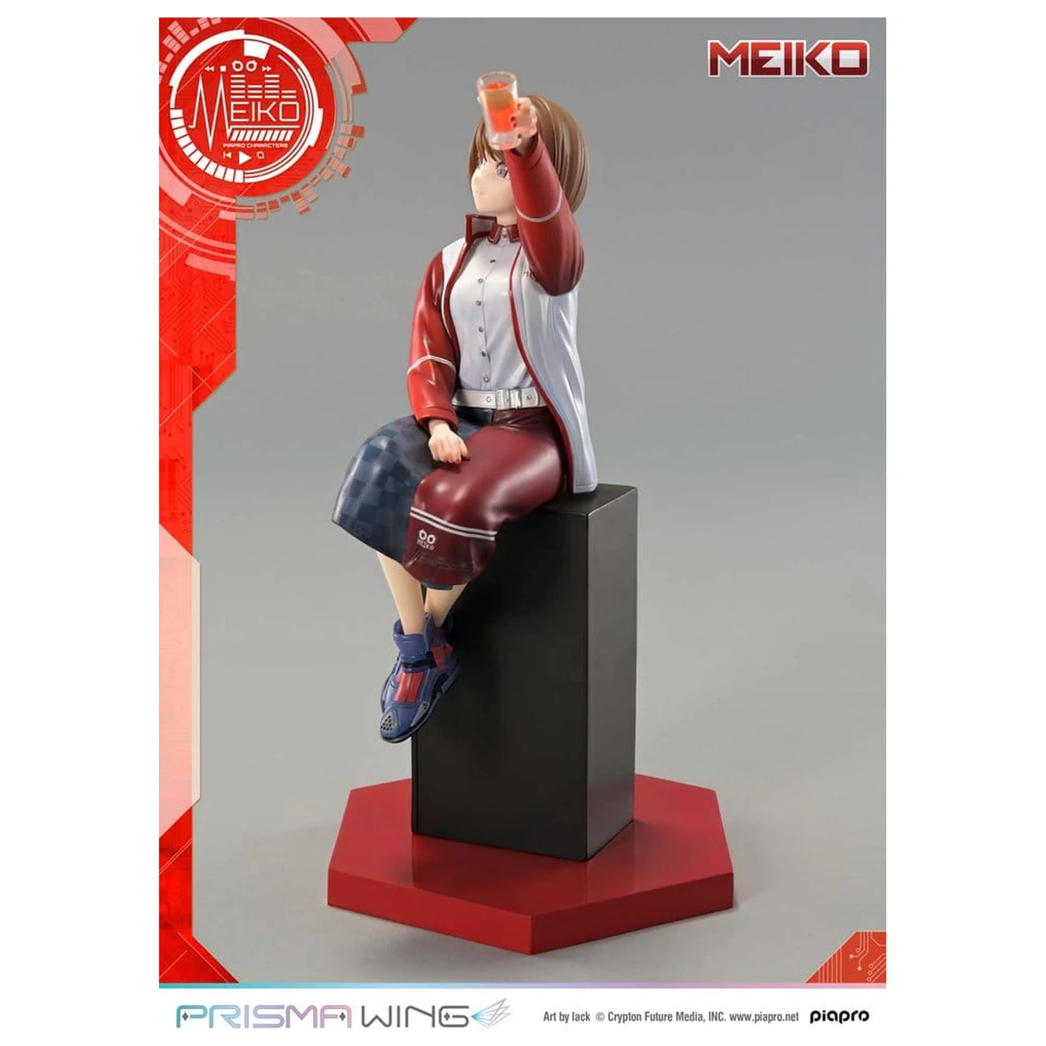 Piapro Characters Prisma Wing Kip 1/7 Meiko Illustration by lack 21 cm fotografija proizvoda